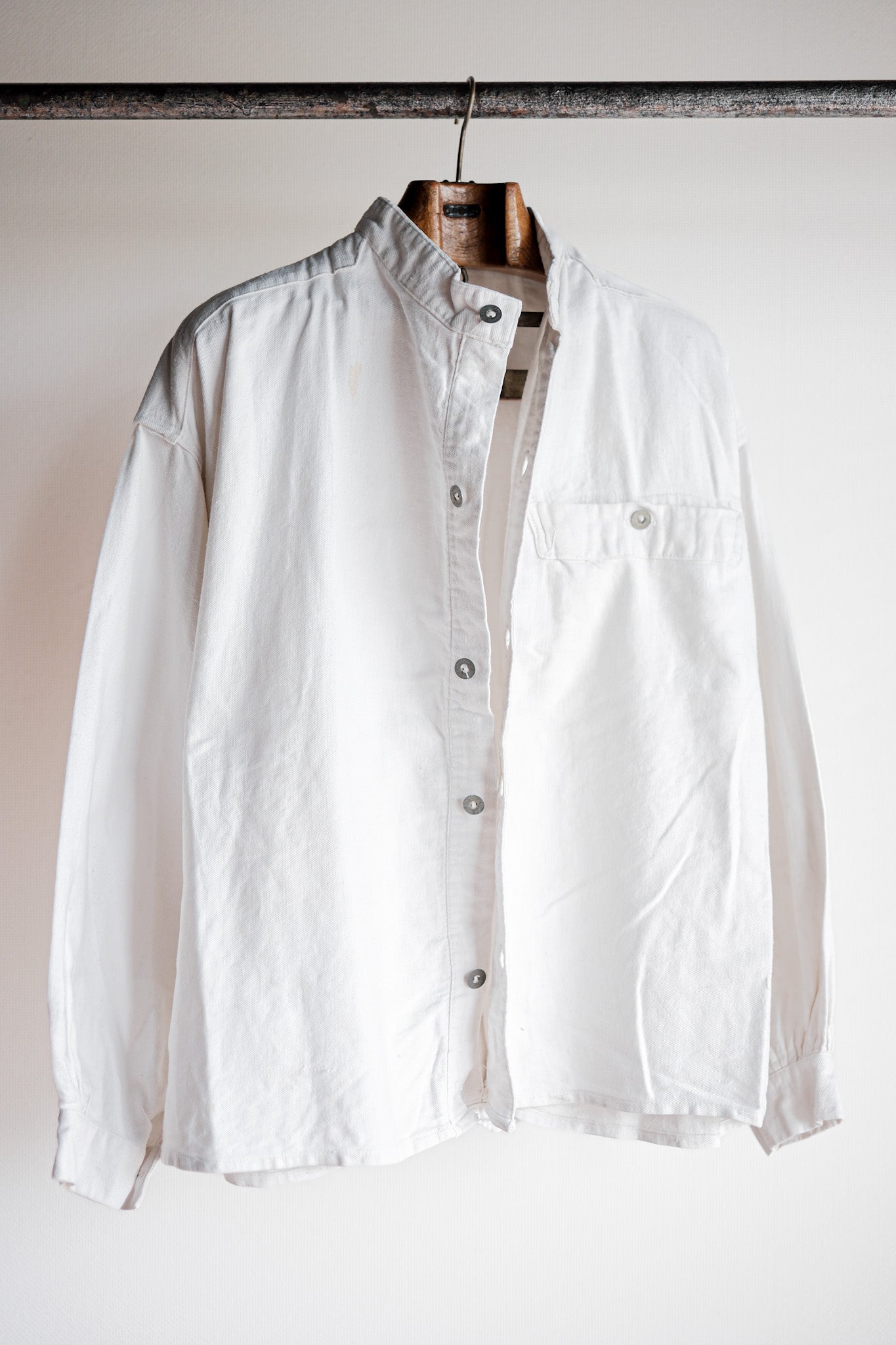 30's French Army Cotton Twill Bourgeron Jacket