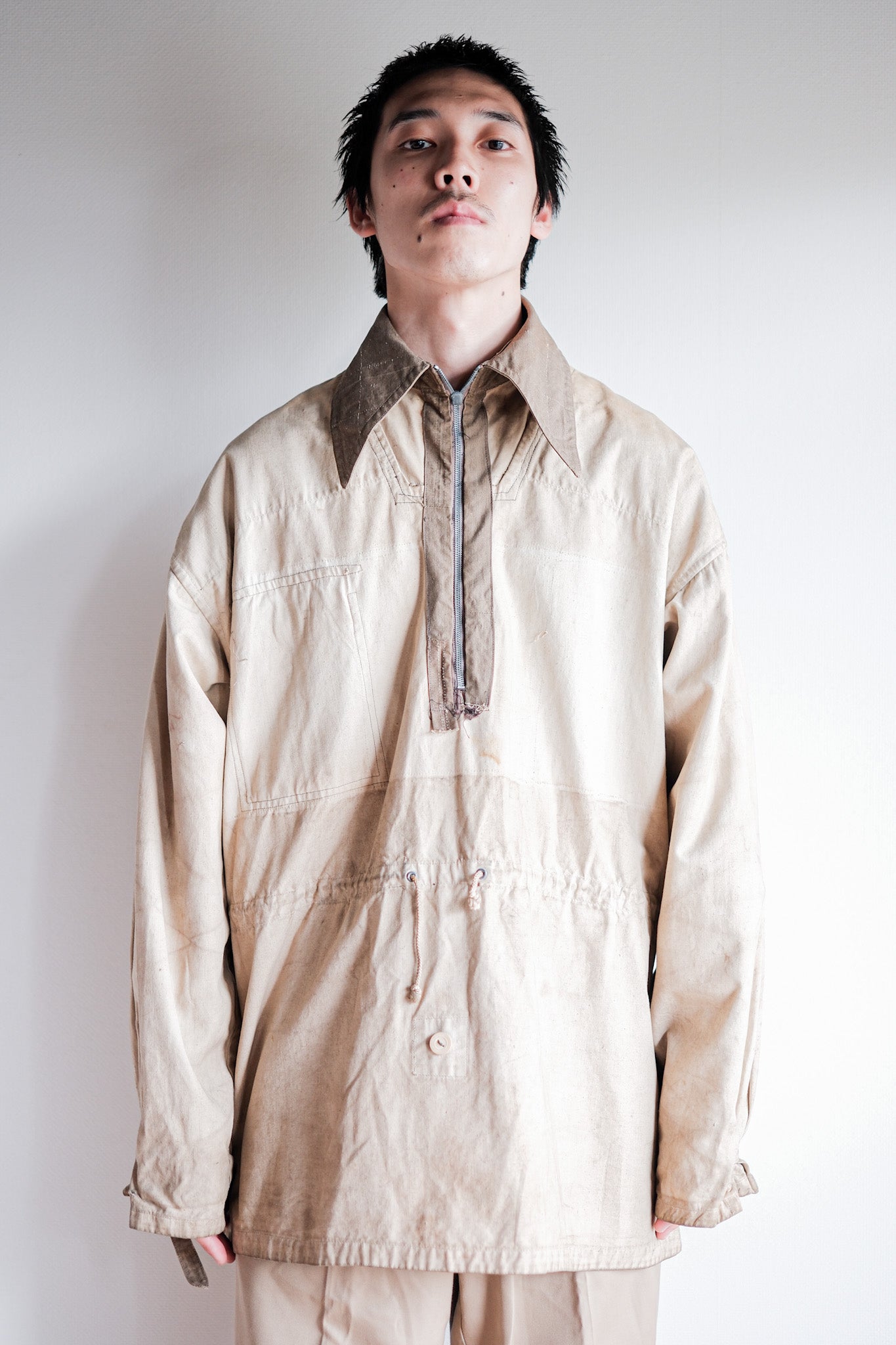 【~40's】German Army M42 Gebirgsjäger Reversible Windbluse "1st Type" "Original Modified"