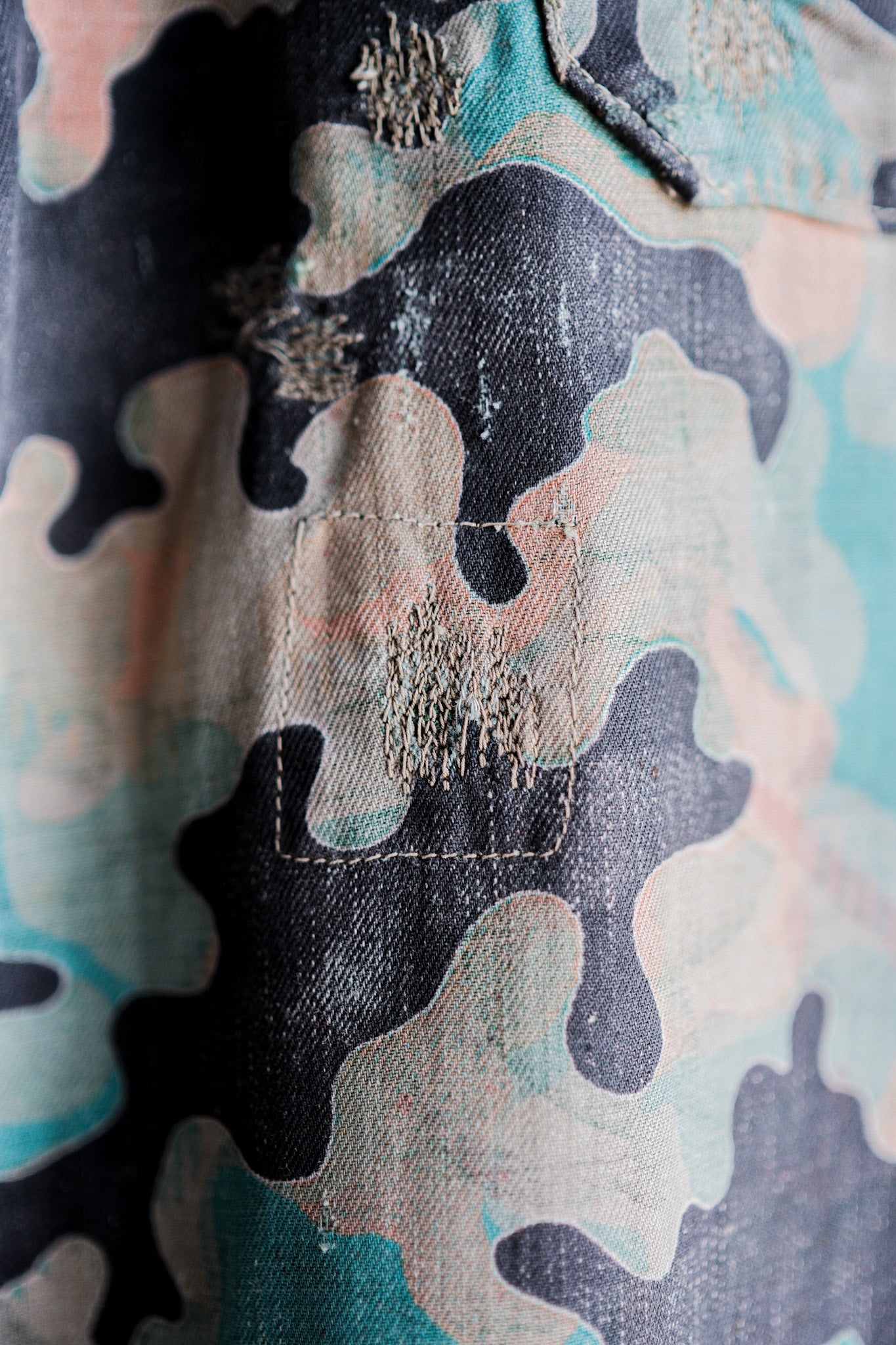 【~50's】Czechoslovakian Army Dubaky Camouflage Reversible Trousers