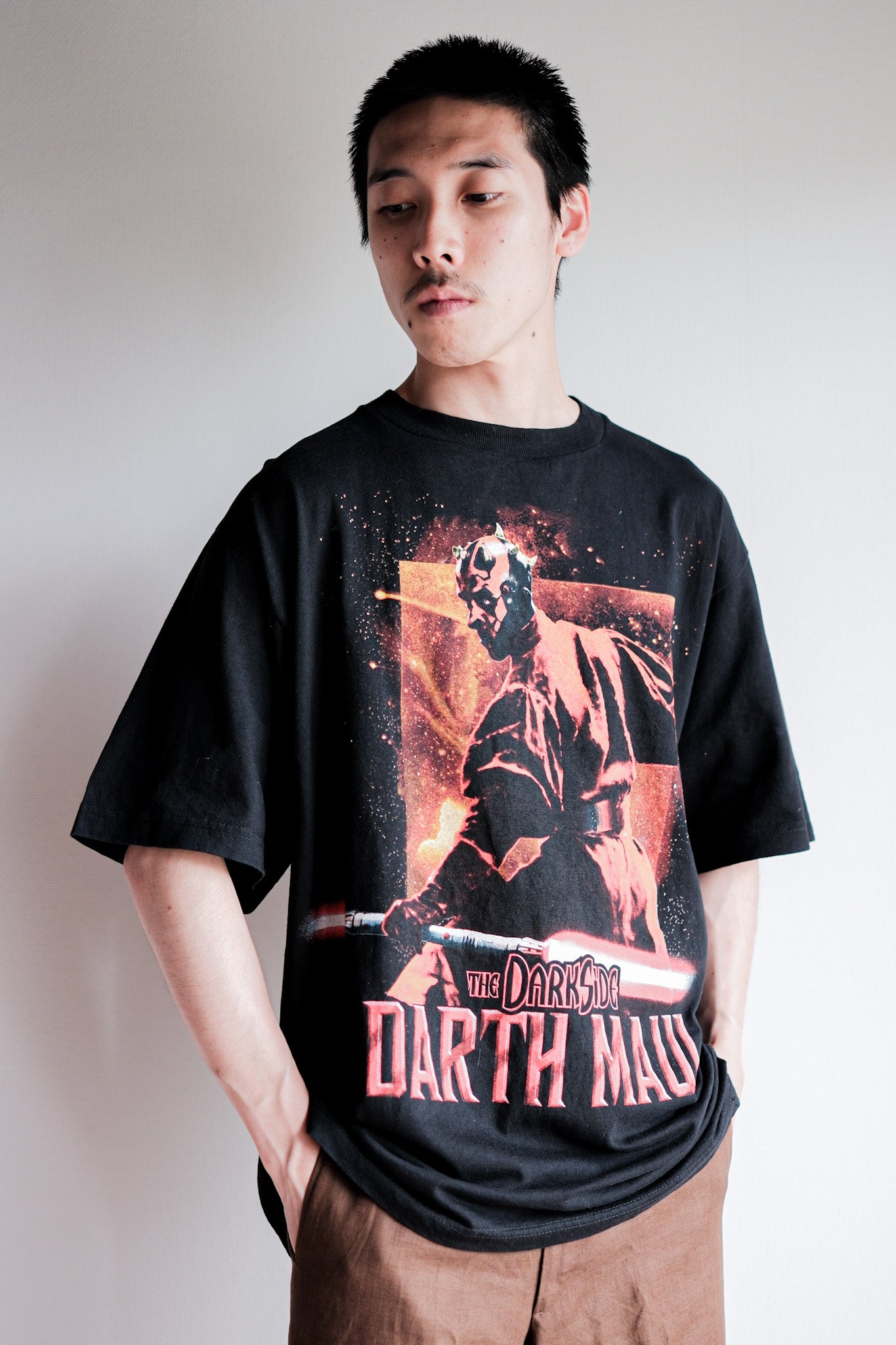 【~90's】Vintage Movie Print T-shirt Size.L "Star Wars Episode I" "Made in U.S.A."