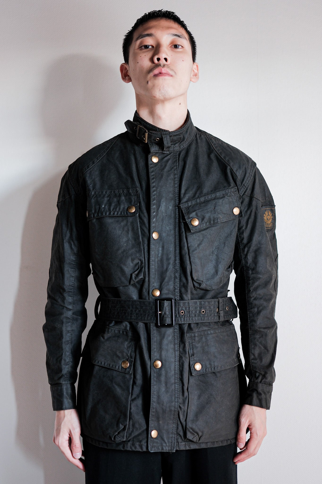 【~60's】Vintage Belstaff Waxed Jacket Size.34 "TRIALMASTER"