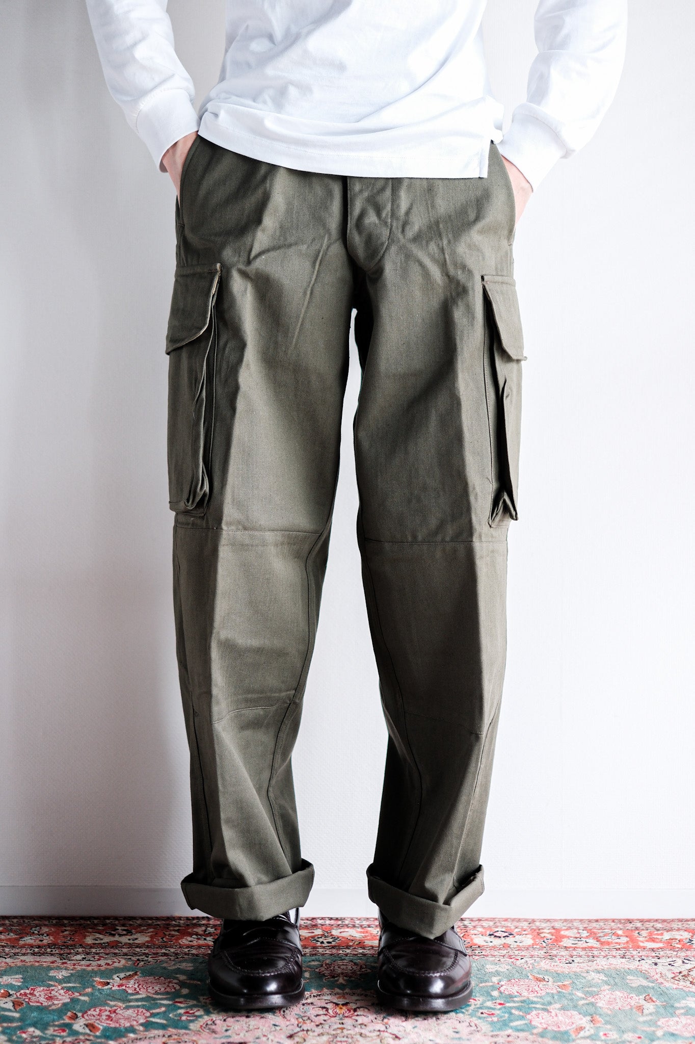 【~60's】French Army M47 Field Trousers Size.21 "Dead Stock"