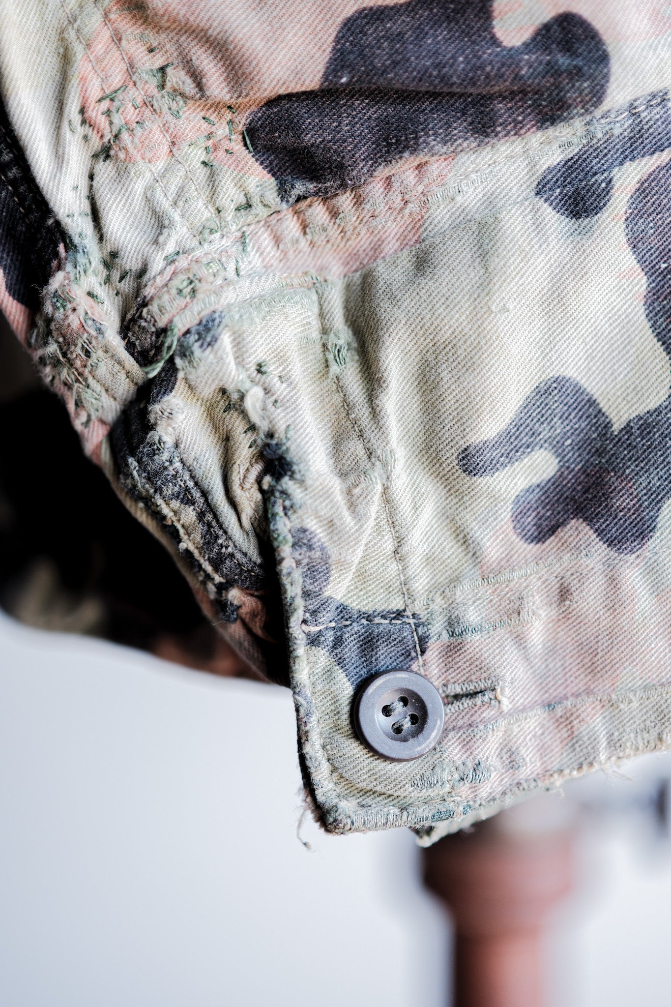 【~50's】Czechoslovakian Army Dubaky Camouflage Reversible Smock