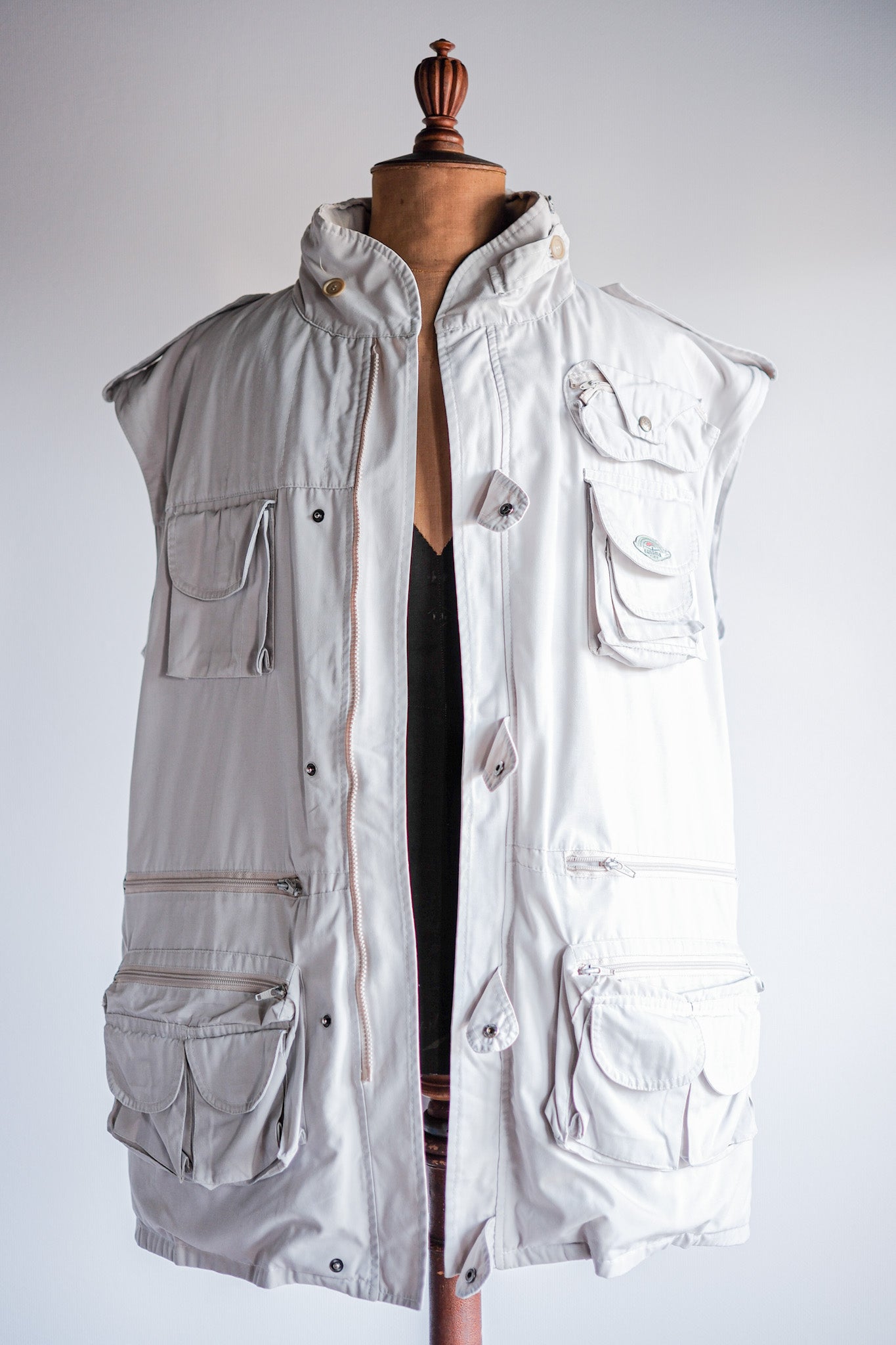 【~90's】Old Renoma Paris Detachable Sleeve Multi Pocket Jacket With Liner