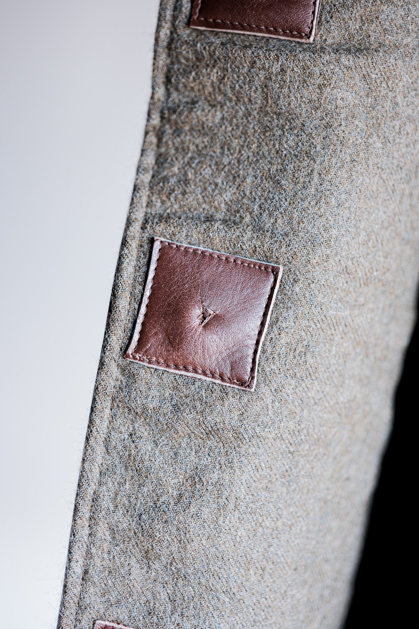 【~50's】Belgium Army Jerkin Leather Vest