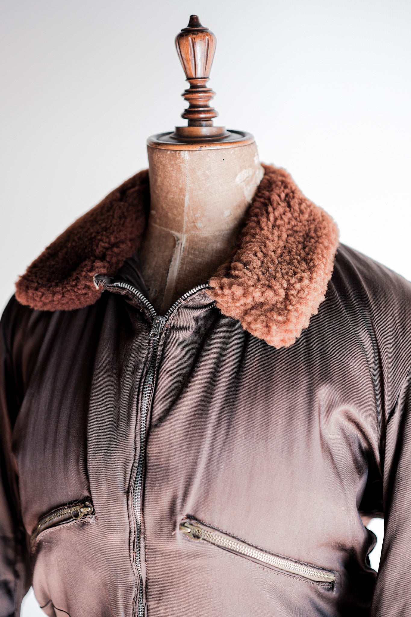 【~40’s】WW2 Royal Air Force Sidcot Suit Liner Jacket Size.3