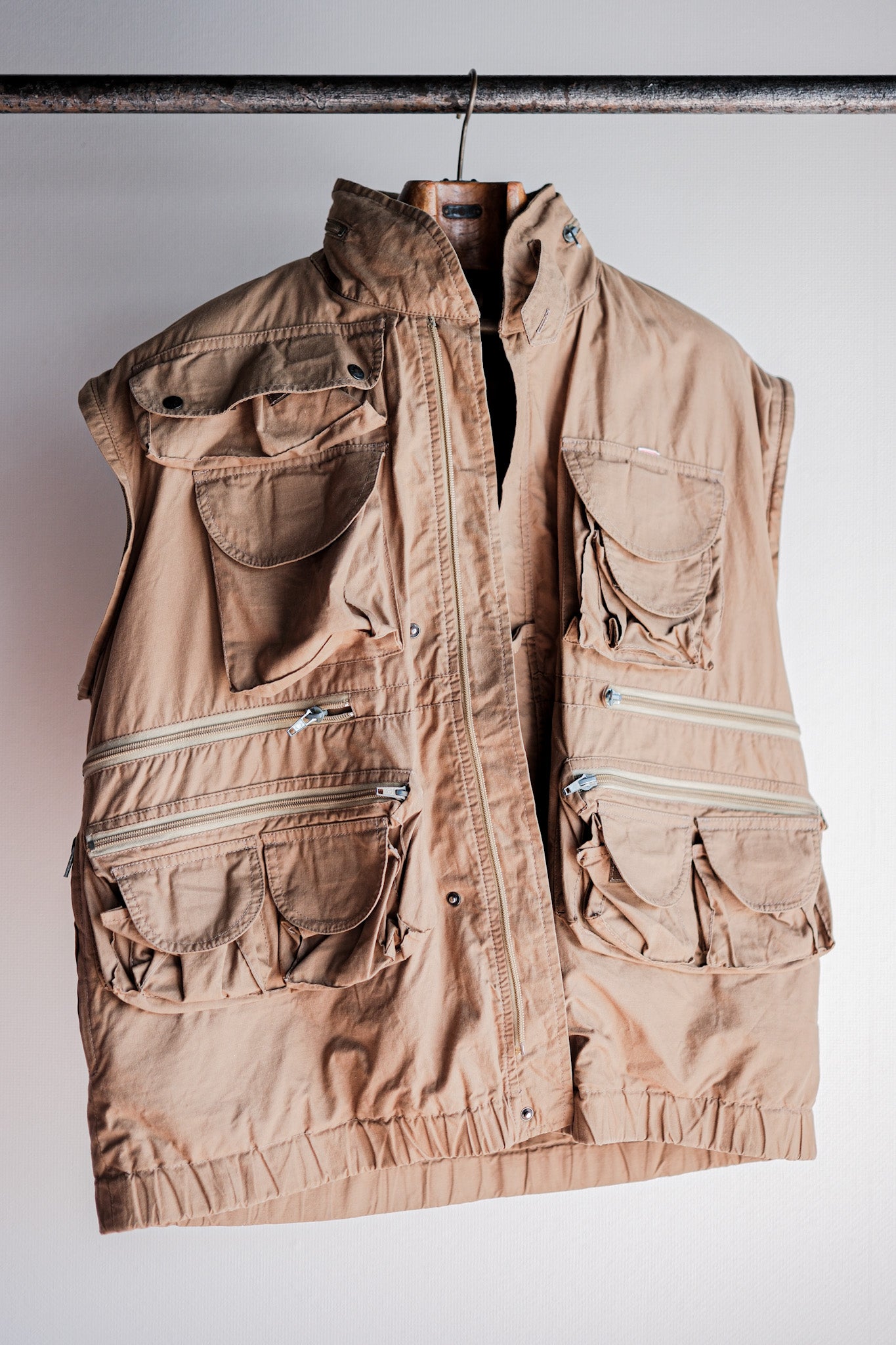 【~90's】Old Renoma Paris Multi Pocket Photographer Vest Size.48/50