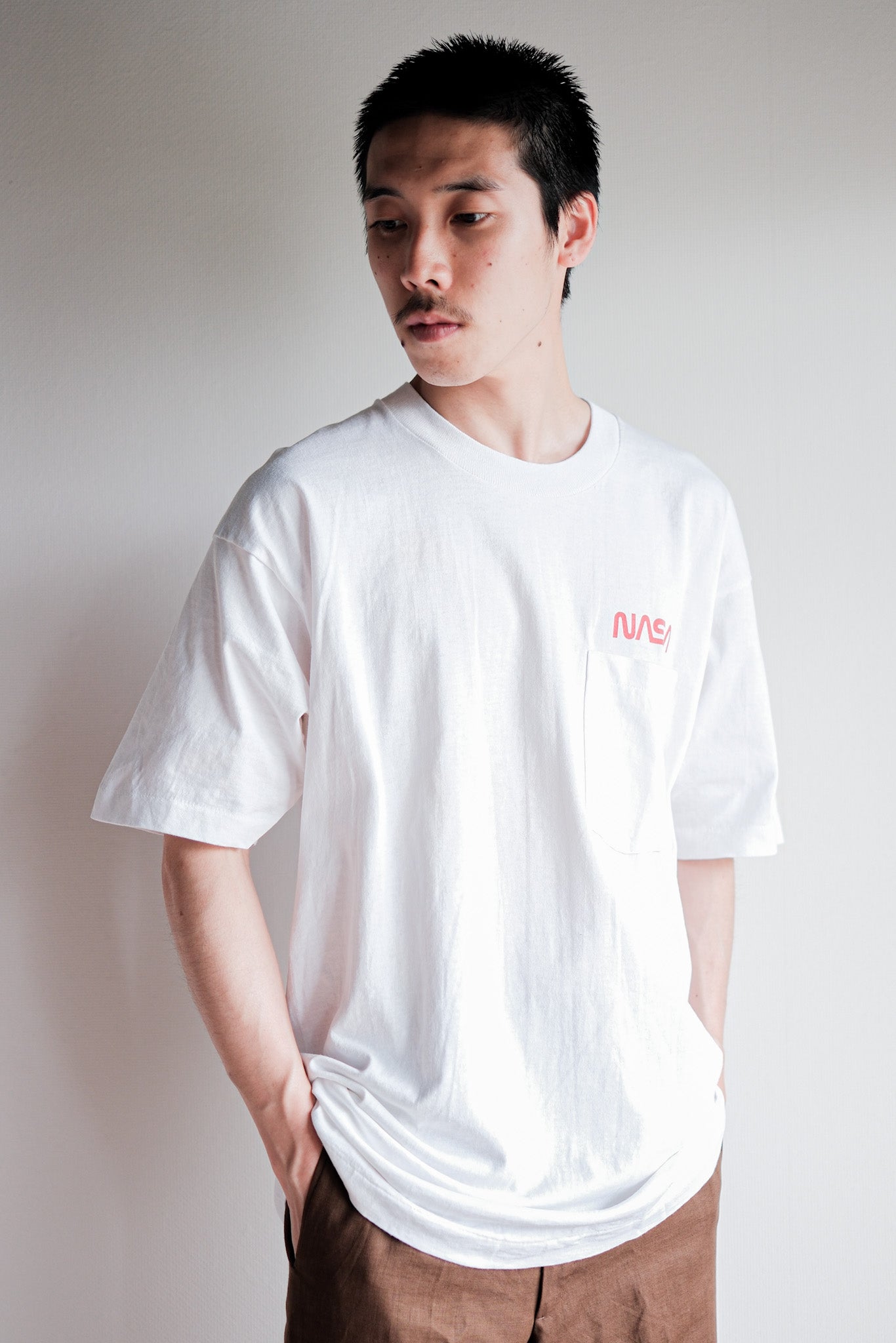 【~90's】Vintage Federal Agency Print T-shirt Size.XL "NASA" "Made in U.S.A."