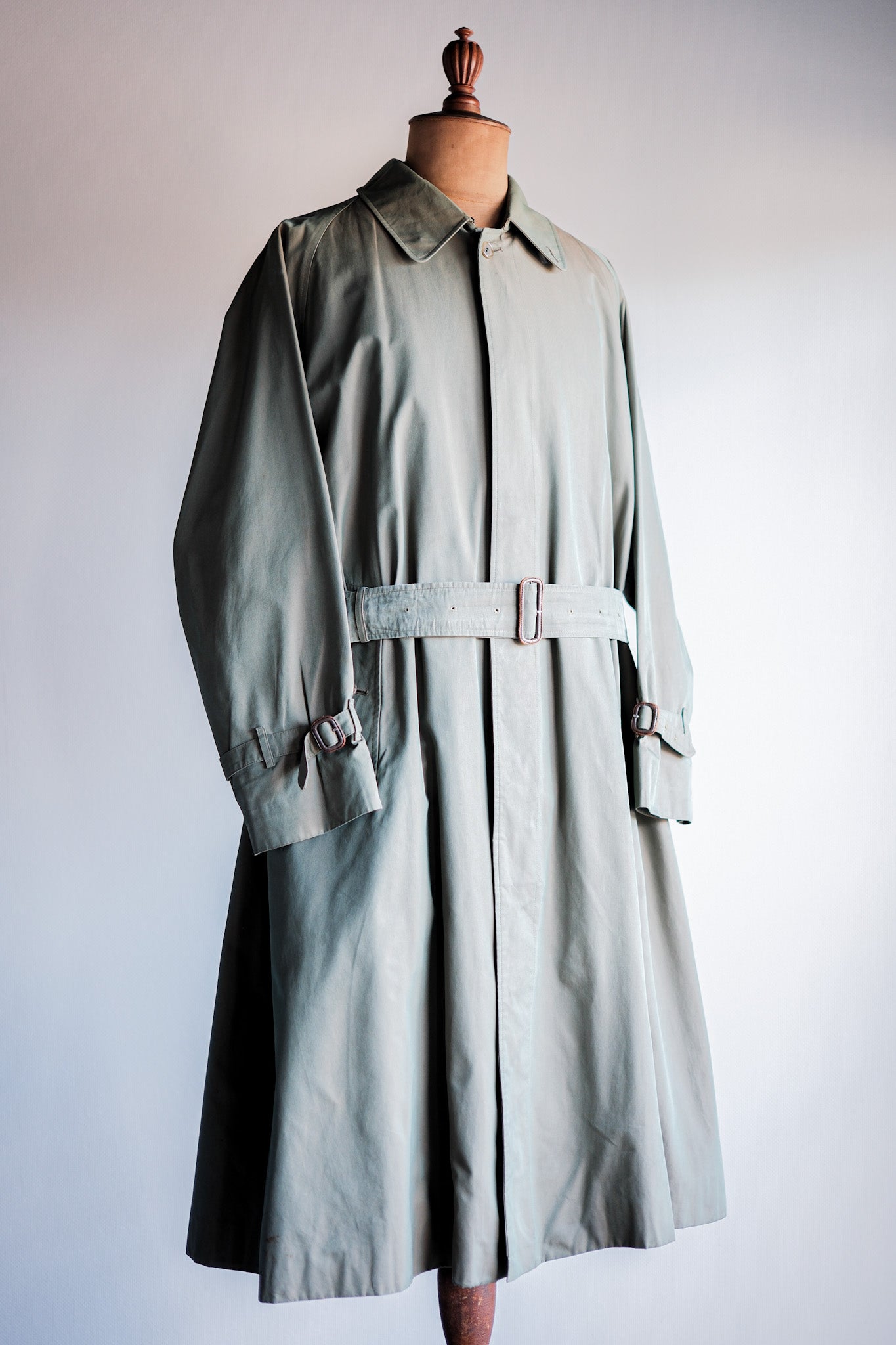 【~70's】Vintage Burberrys Single Raglan Rider Coat C100 With Liner Size.52RL "TAMAMUSHI"