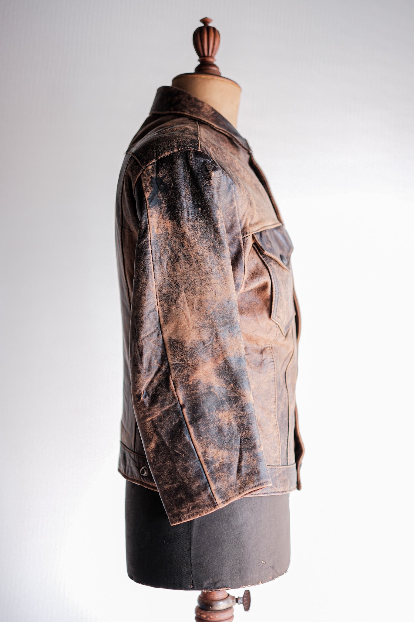 【~50’s】Vintage Levi’s Leather Jacket "Short Horn"