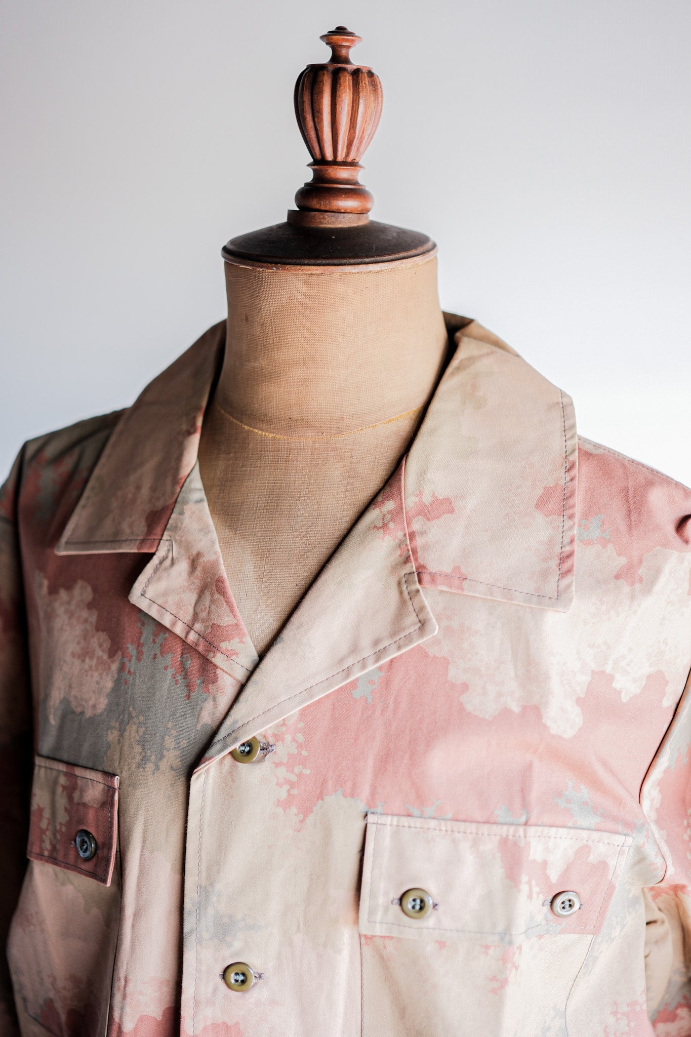 【~90's】Czechoslovakian Army Desert Pattern Camouflage Field Jacket Size.52 "Test Sample" "Dead Stock"