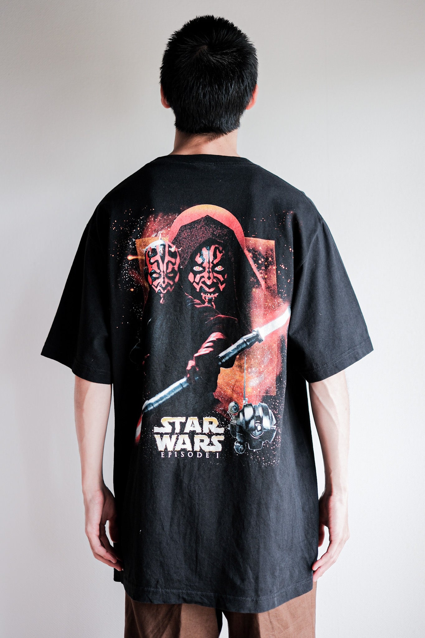 【~90's】Vintage Movie Print T-shirt Size.L "Star Wars Episode I" "Made in U.S.A."