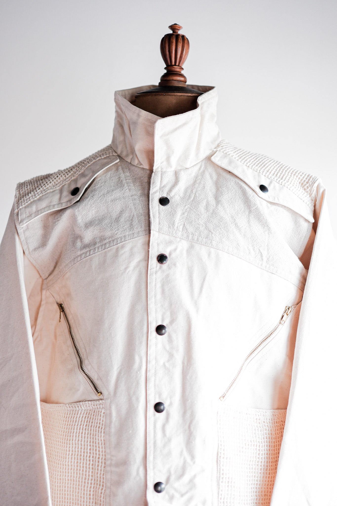【~70's】French Vintage Multi Pocket Cotton Jacket