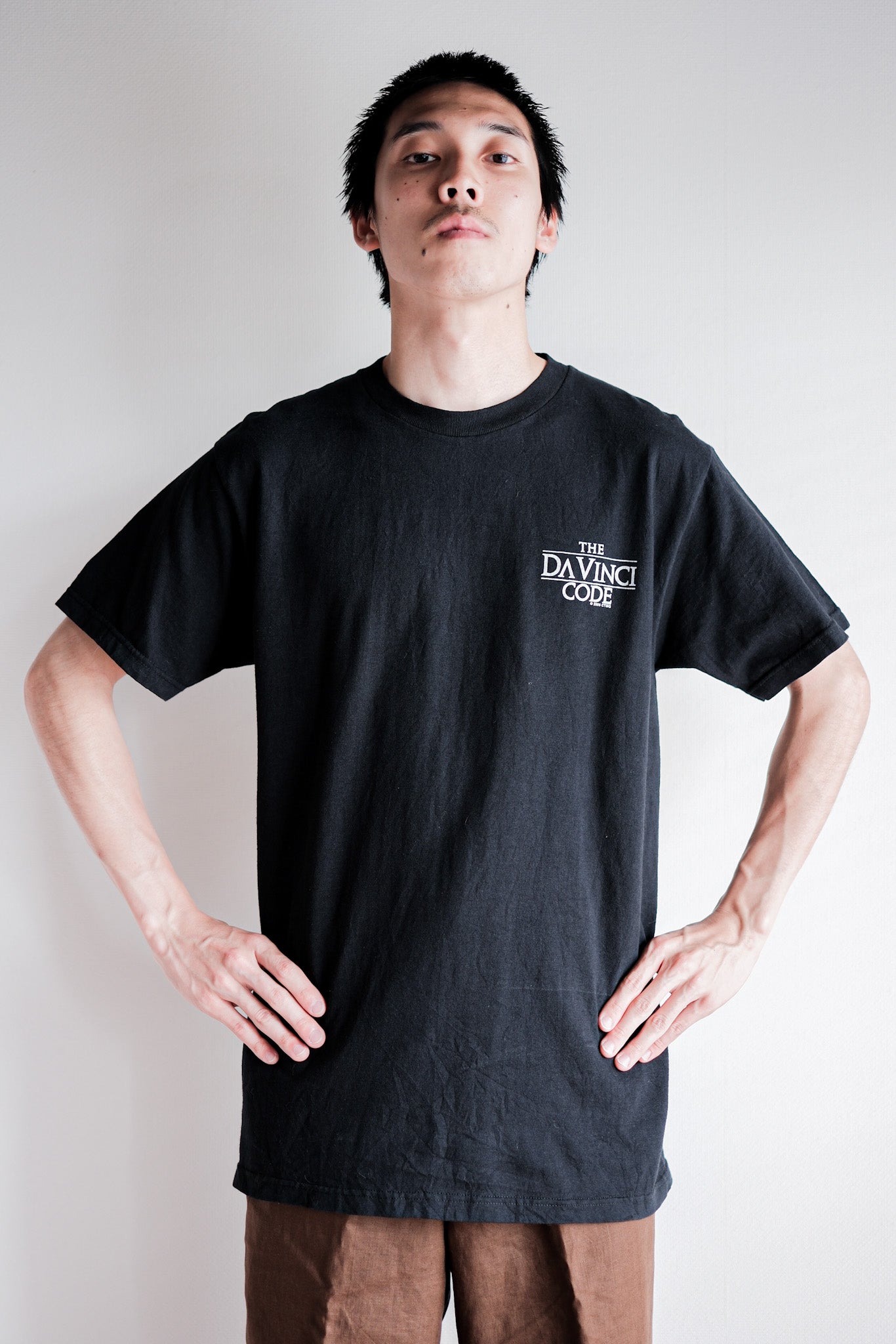 【~00's】Vintage Movie Print T-shirt Size.M "The Da Vinci Code"