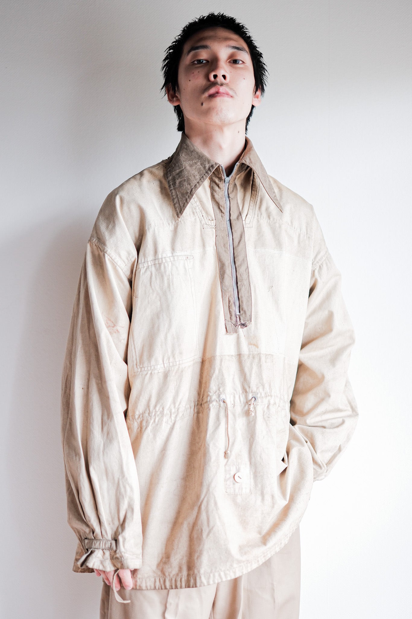 【~40's】German Army M42 Gebirgsjäger Reversible Windbluse "1st Type" "Original Modified"