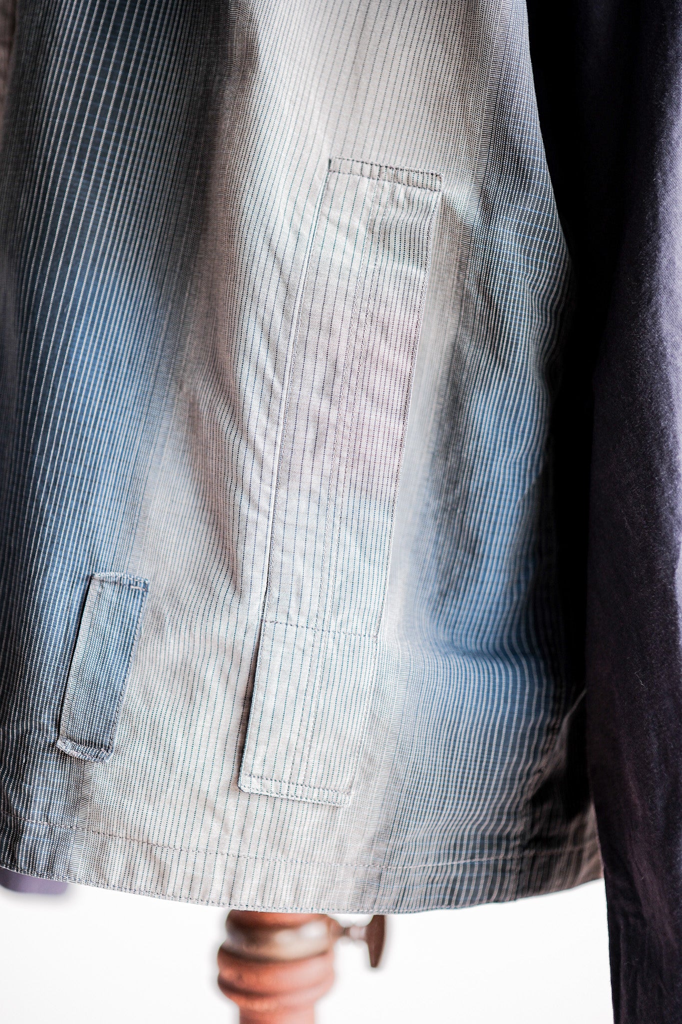 【~80’s】Old Gianni Versace Cotton Striped Jacket Size.42