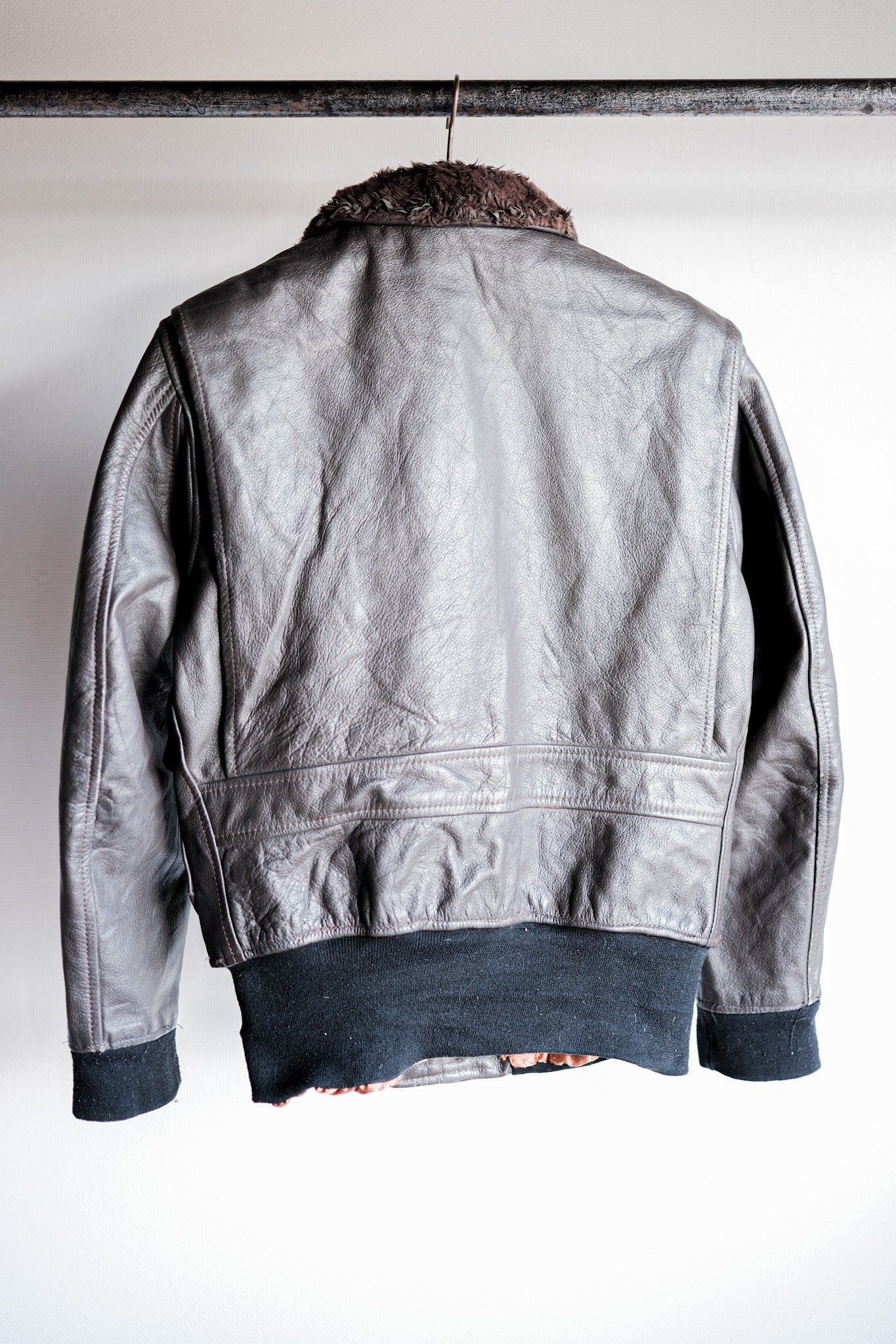 【~60's】U.S.NAVY G-1 Leather Flight Jacket Size.36