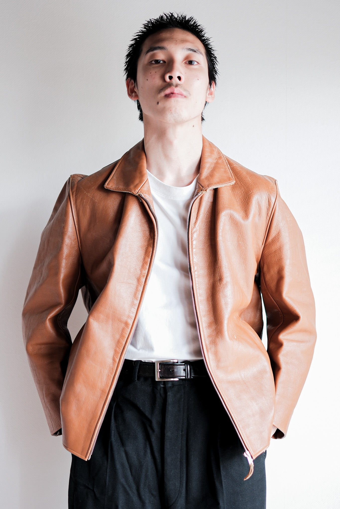 【~50’s】German Vintage Leather Jacket