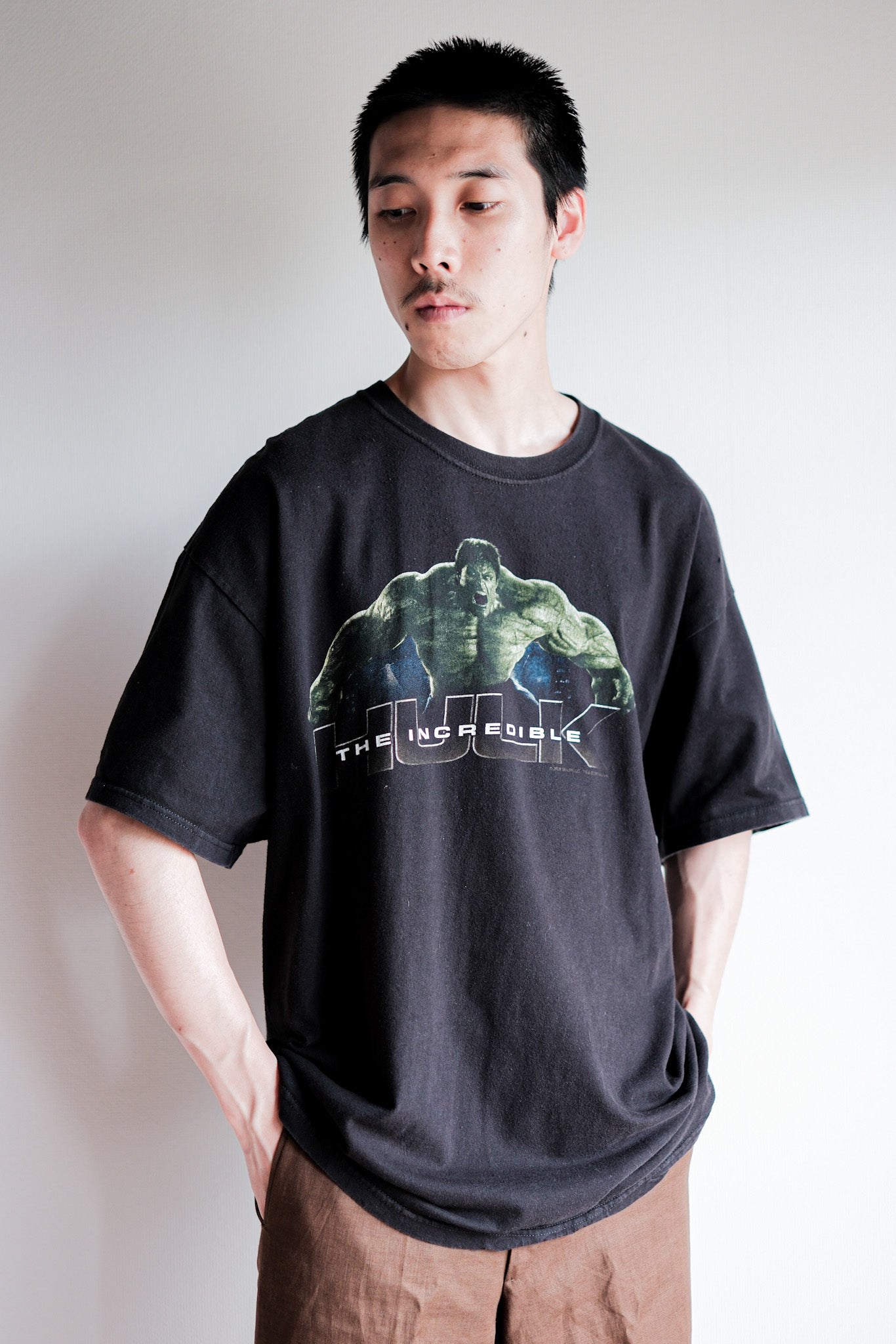 【~00's】Vintage Movie Print T-shirt Size.XL "The Incredible Hulk"