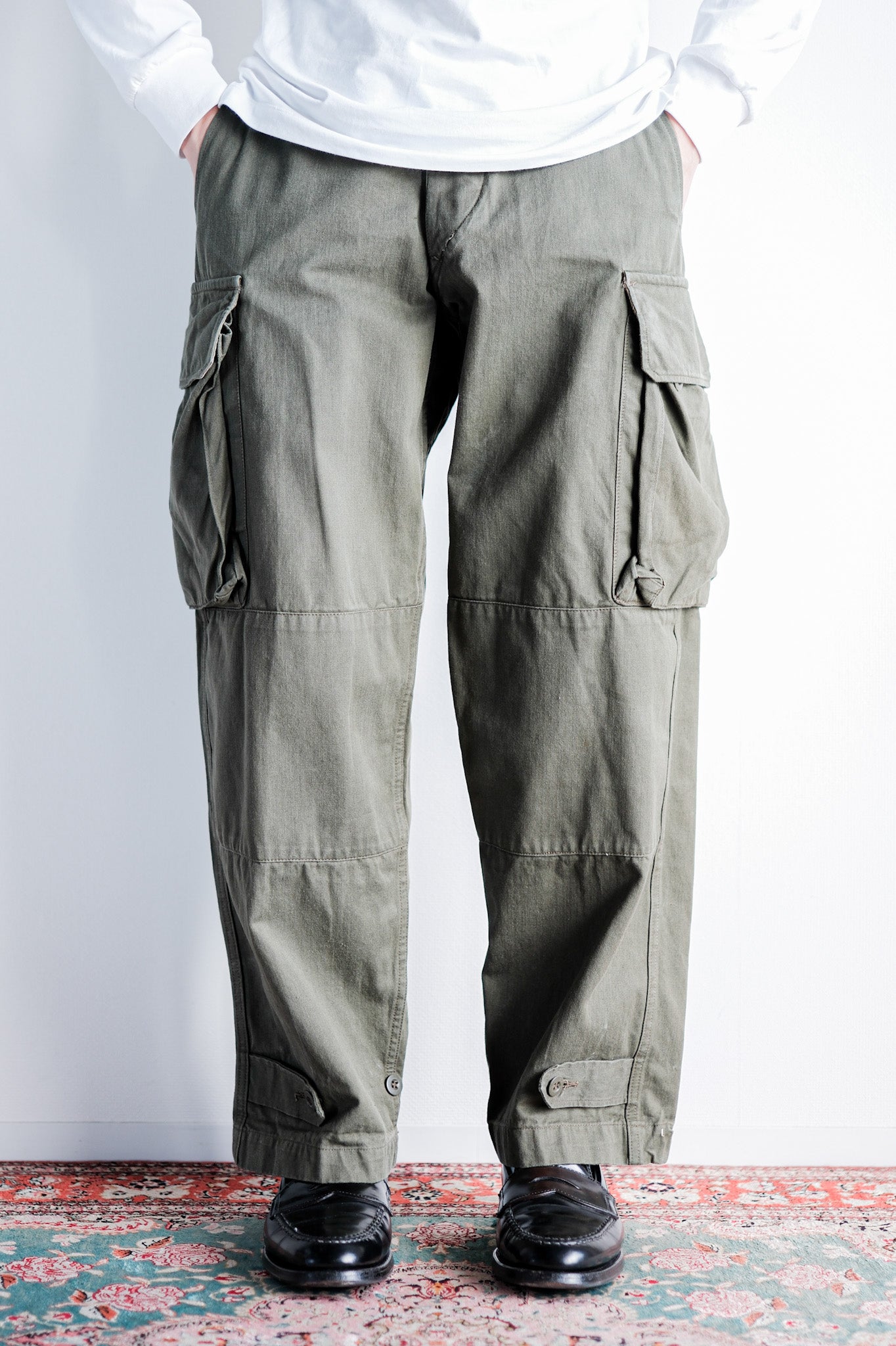 【~60's】French Army M47 Field Trousers Size.21