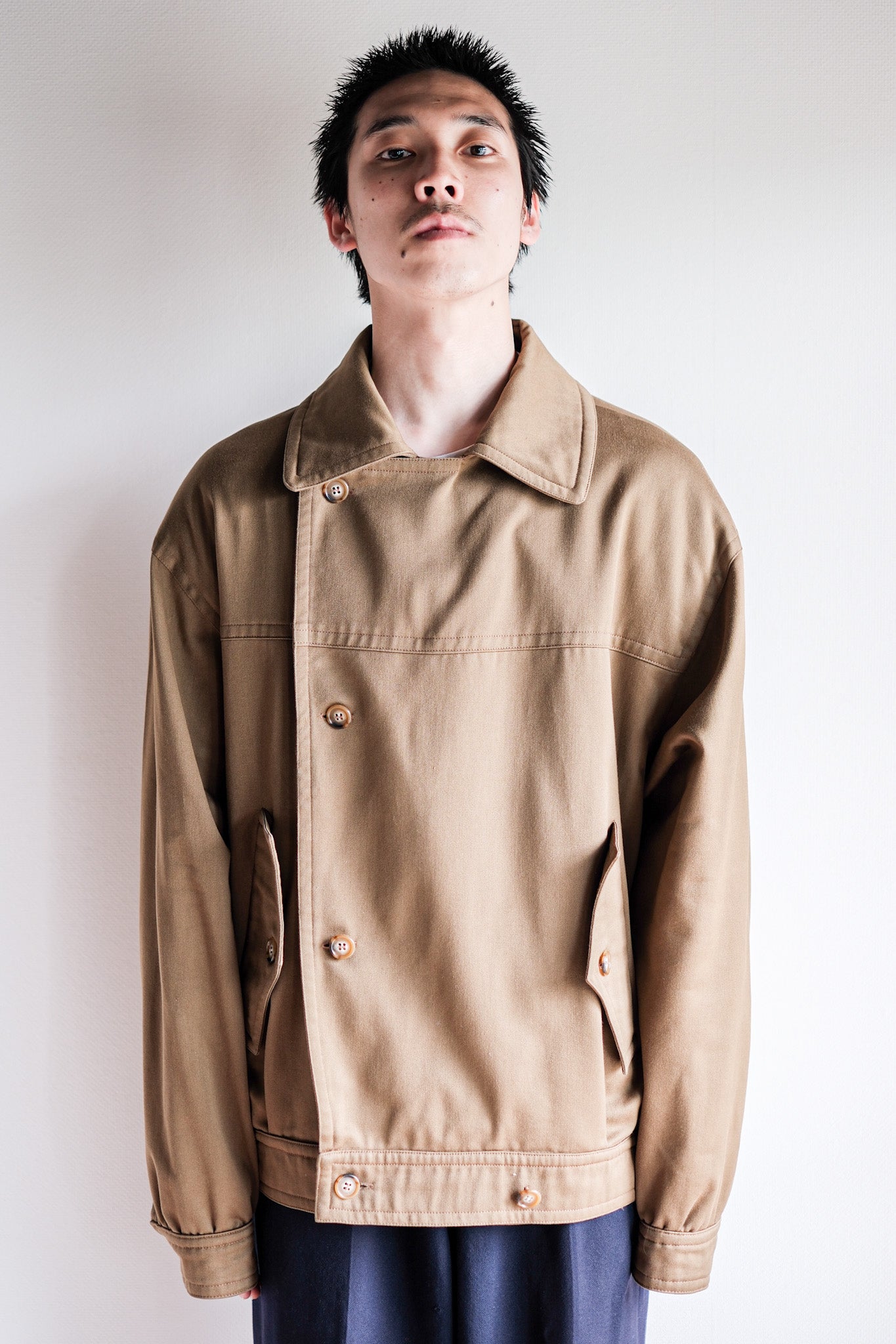 【~80’s】Old LOEWE Cotton Blouson Size.52