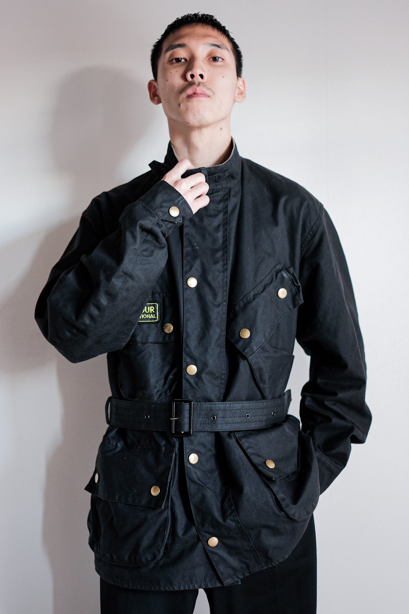 【~90's】Vintage Barbour "INTERNATIONAL SUIT" 3 Crest Size.44