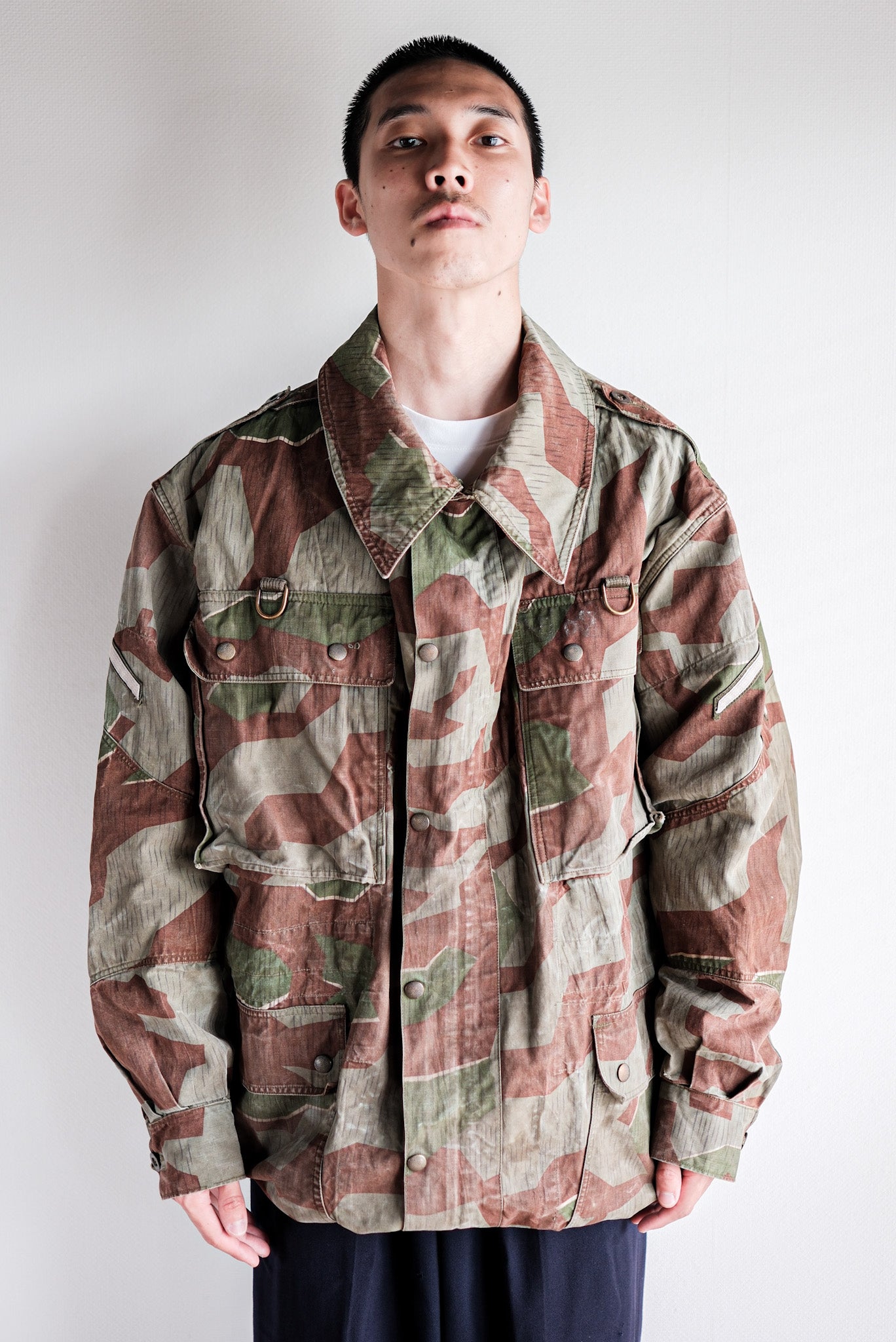 【~50's】German Army Splinter Camouflage Paratrooper Jacket