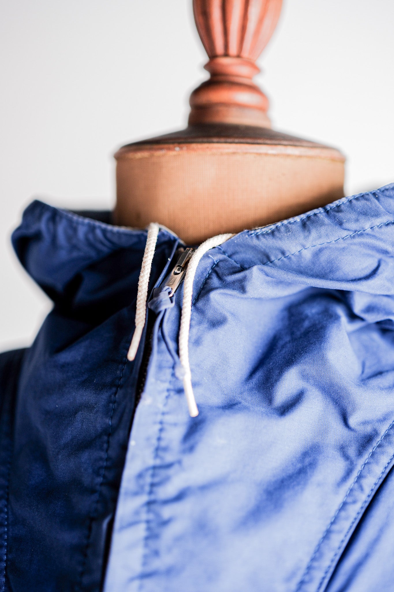 【~60's】British Vintage Blue Ventile Smock Size.LARGE "Blacks Of Greenock"