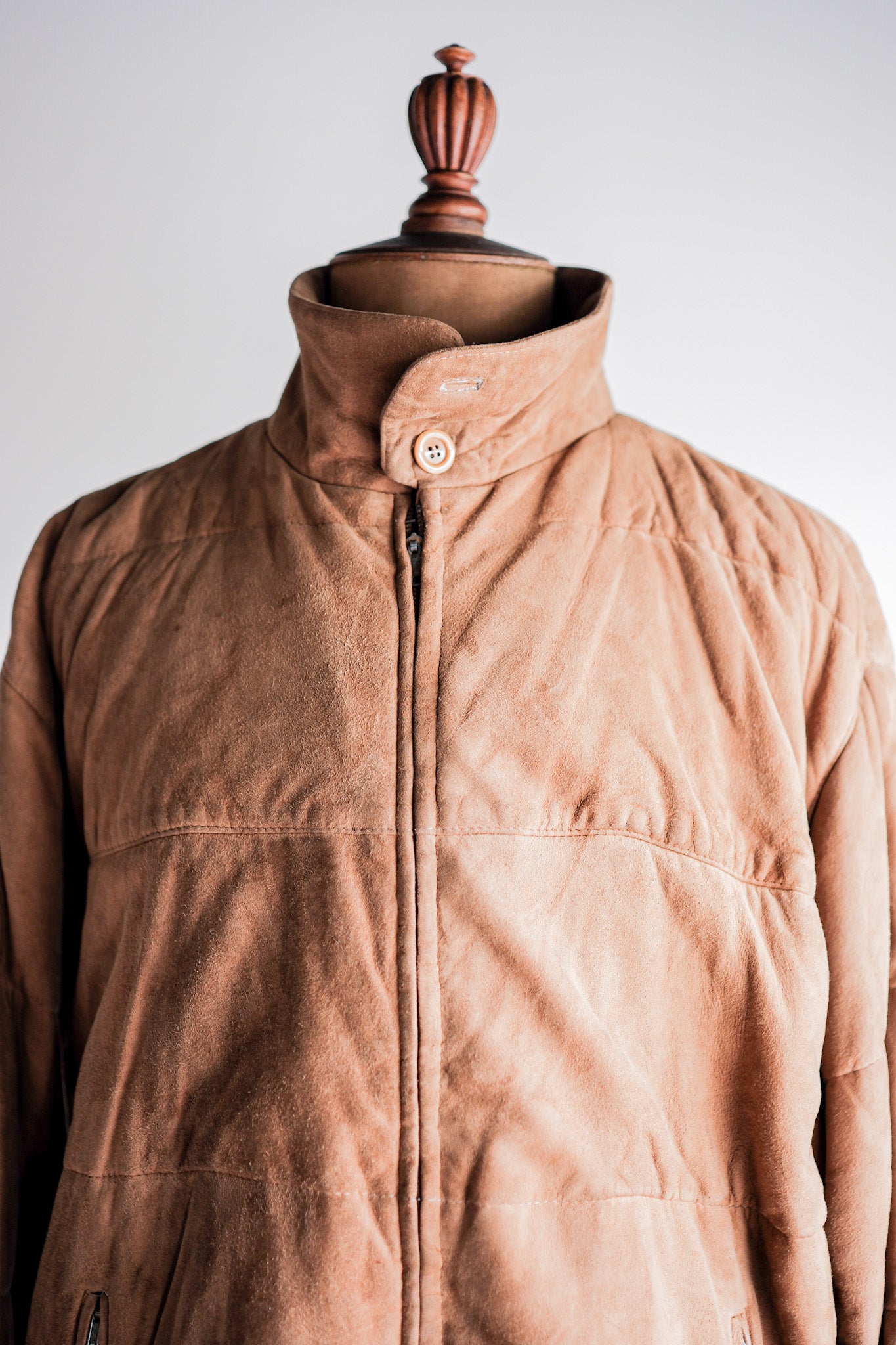 【~80's】Old GIORGIO ARMANI Suede Leather Jacket