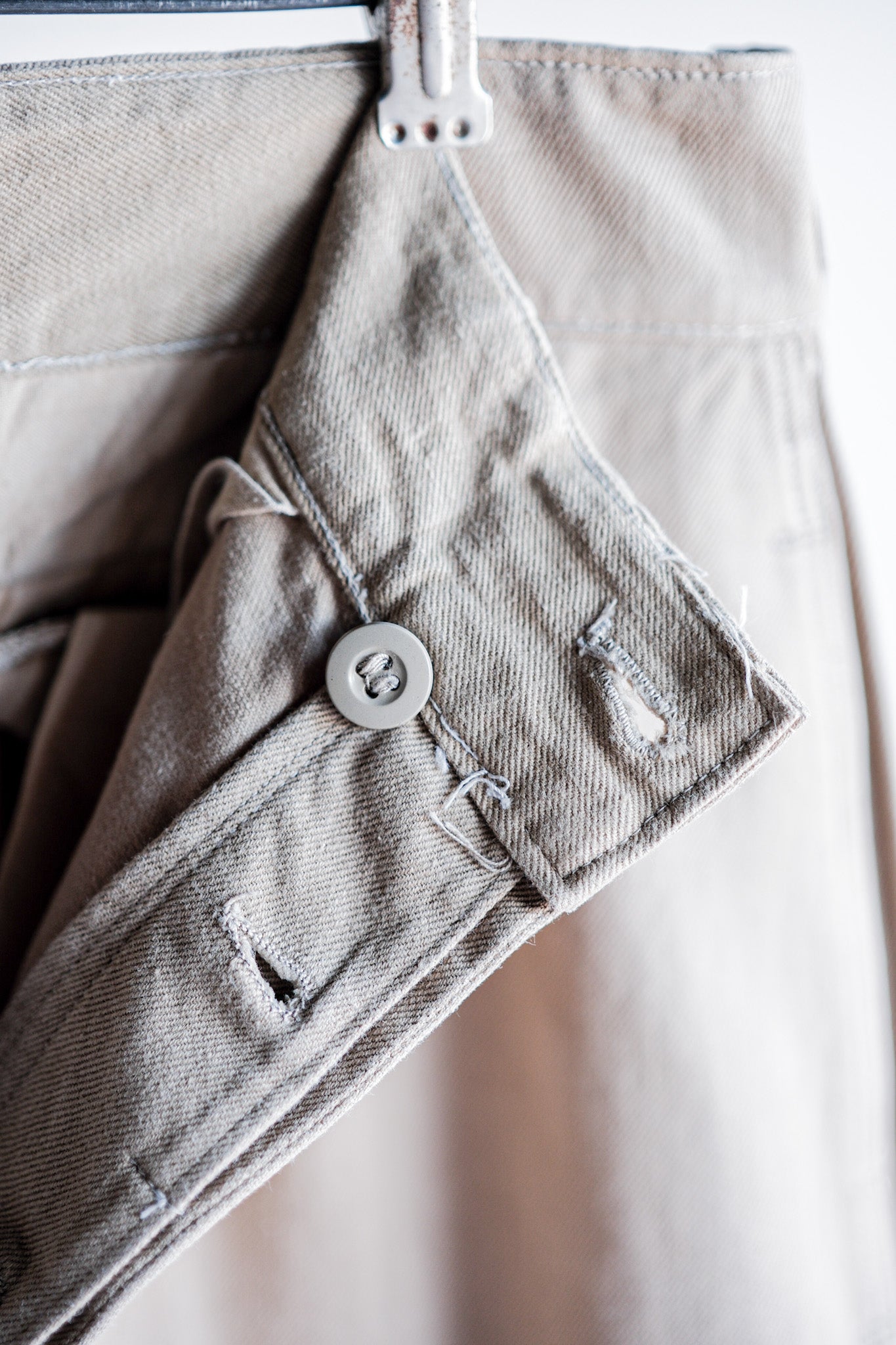【~60's】French Army M52 Chino Trousers Size.23
