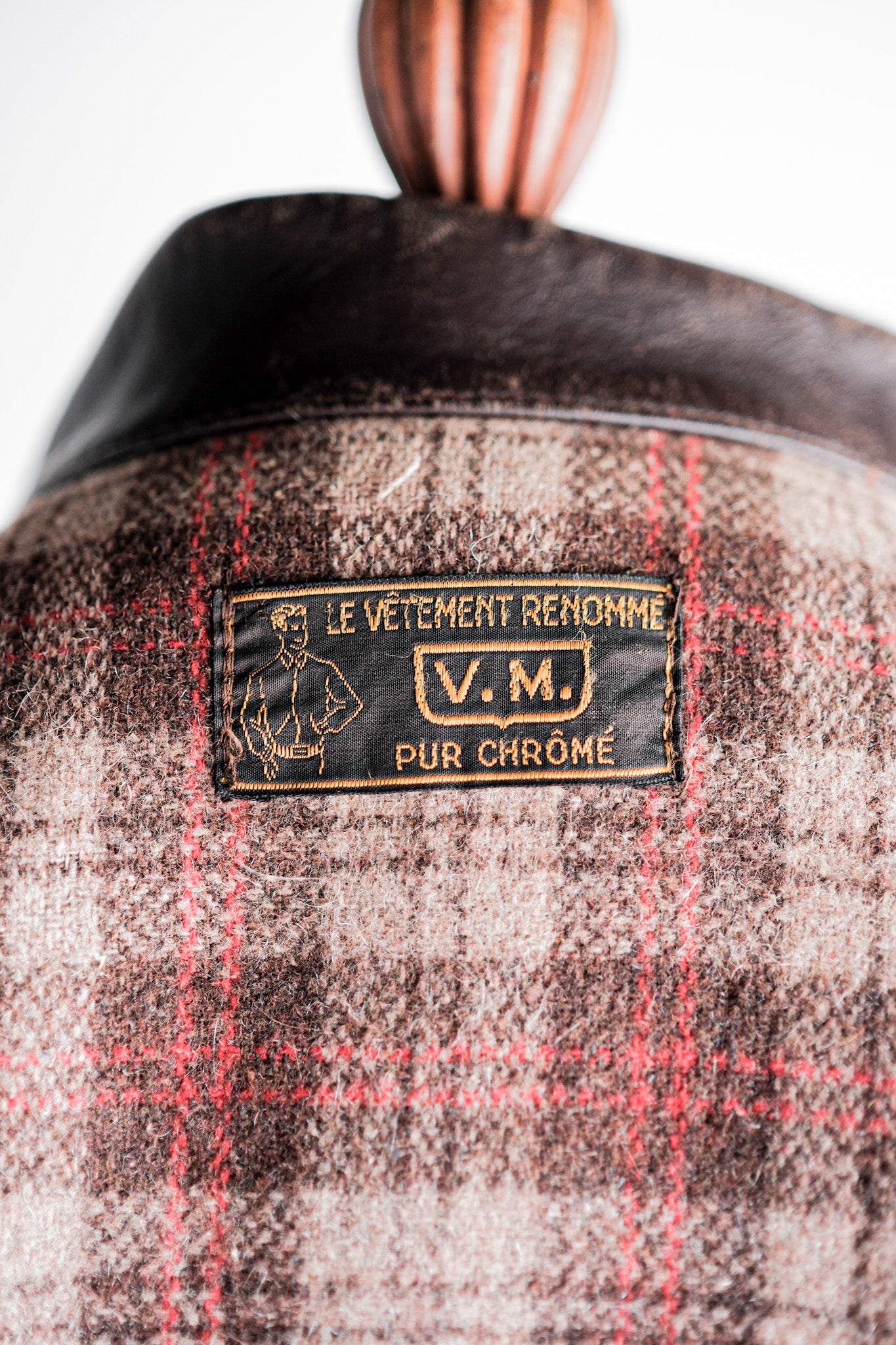 【~40's】French Vintage Hartmann Type Leather Jacket