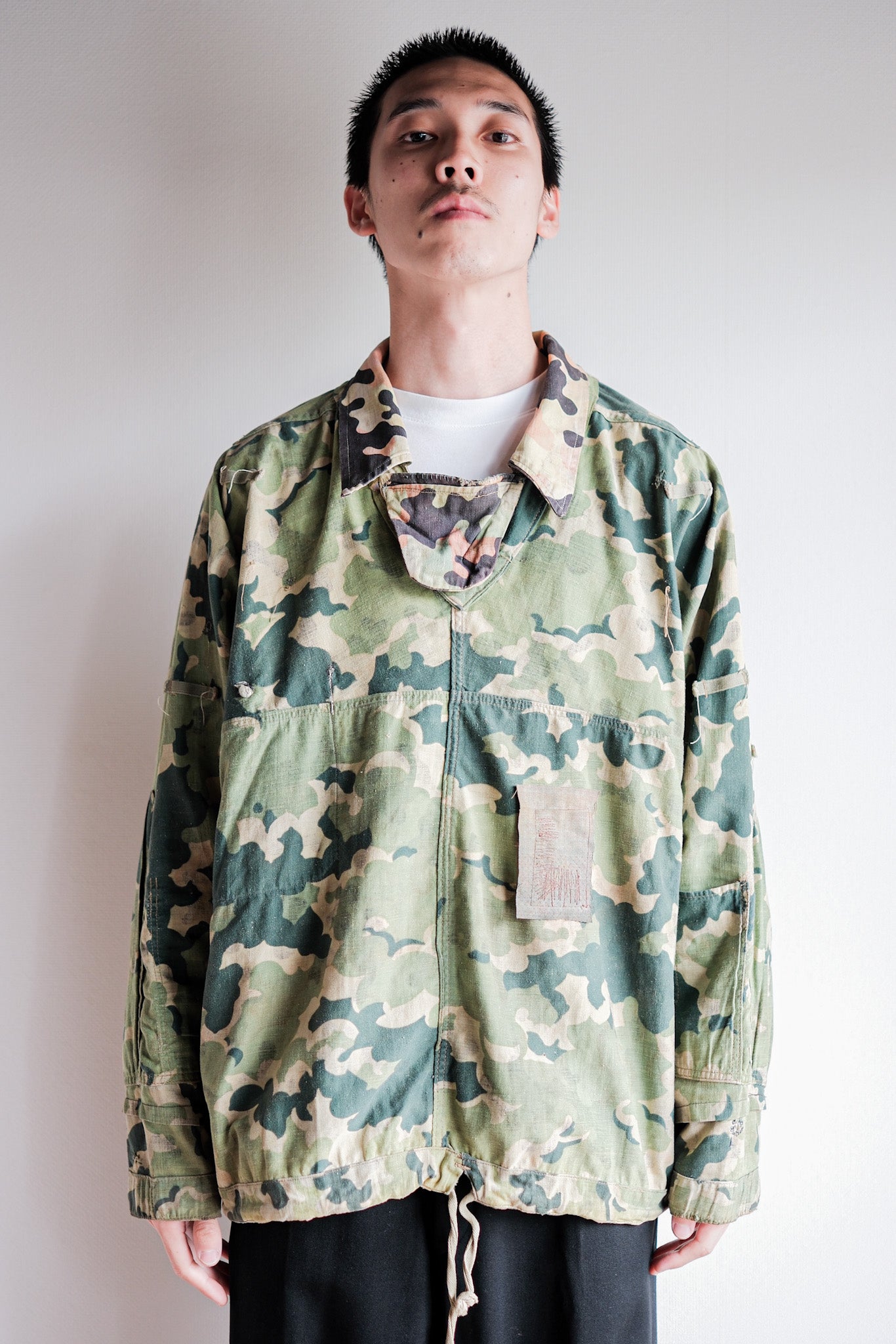 【~50's】Czechoslovakian Army Dubaky Camouflage Reversible Smock