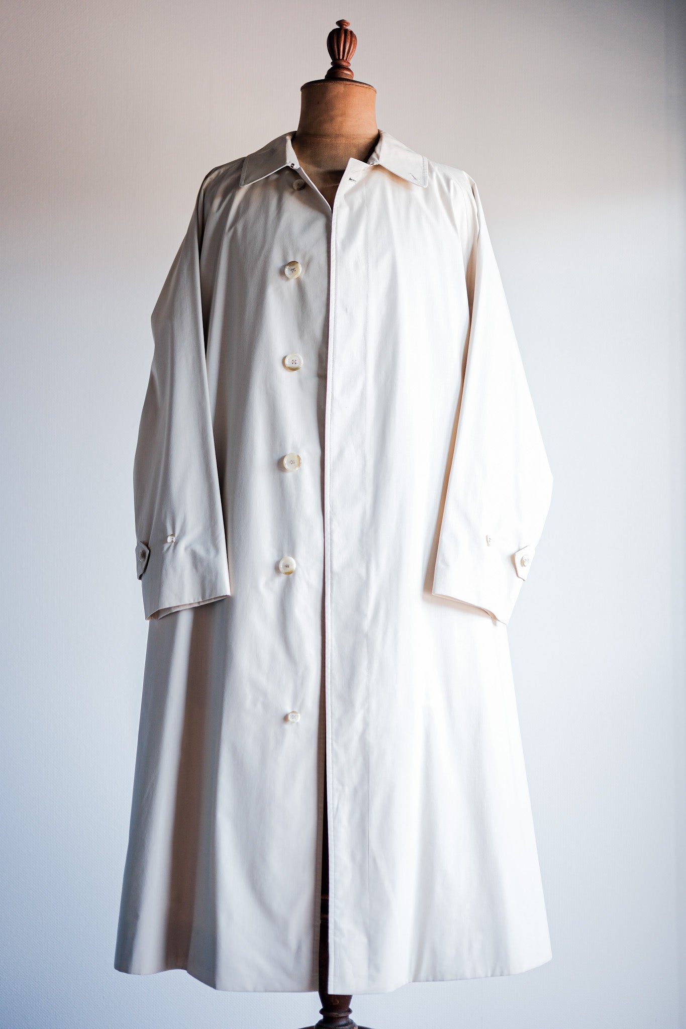 【~80's】Vintage Burberrys Single Raglan Balmacaan Belted Coat Size.50RL "MUSOU"