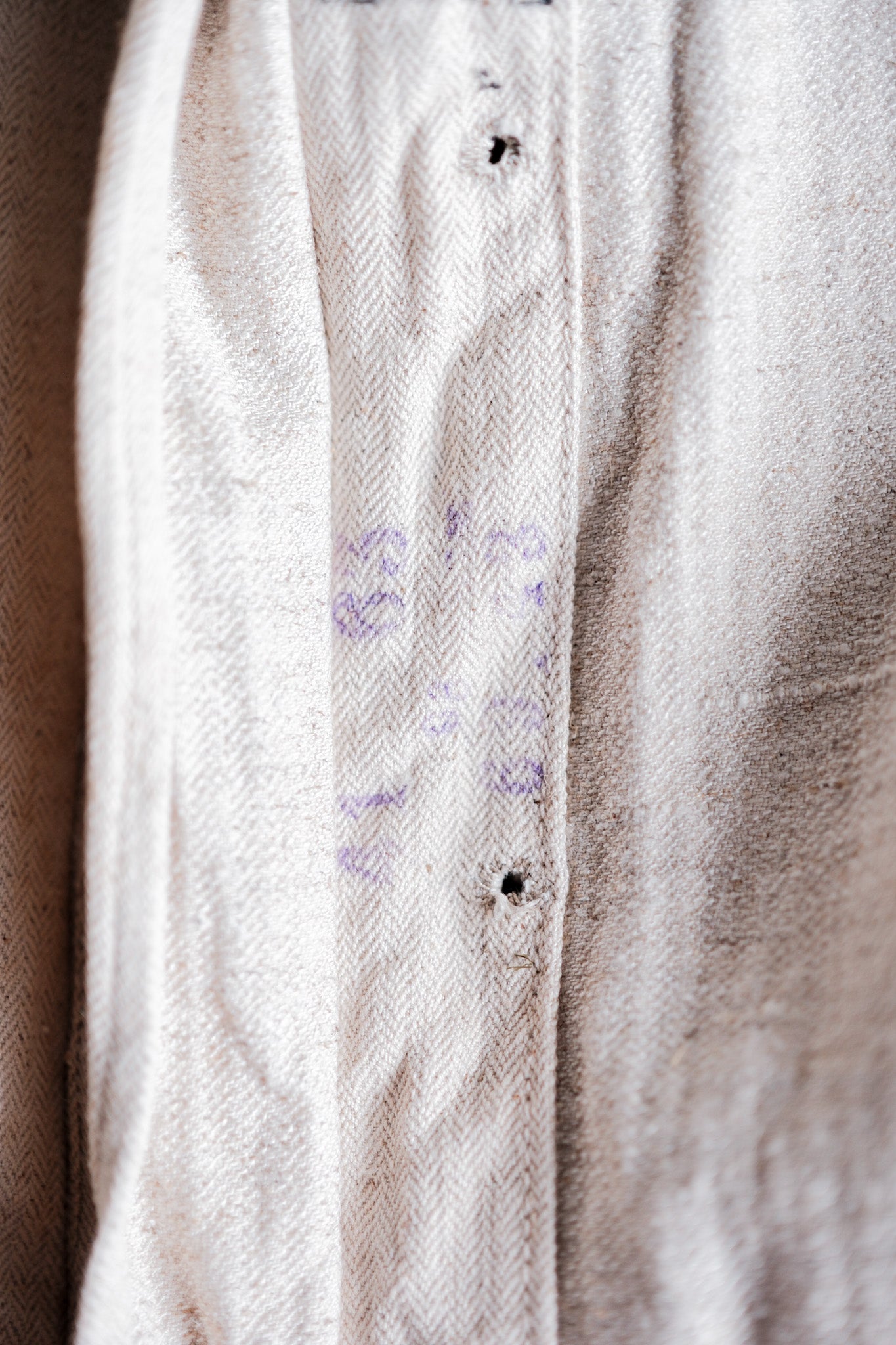 【~40's】German Air Force Drillich HBT Linen Jacket "Luftwaffe"