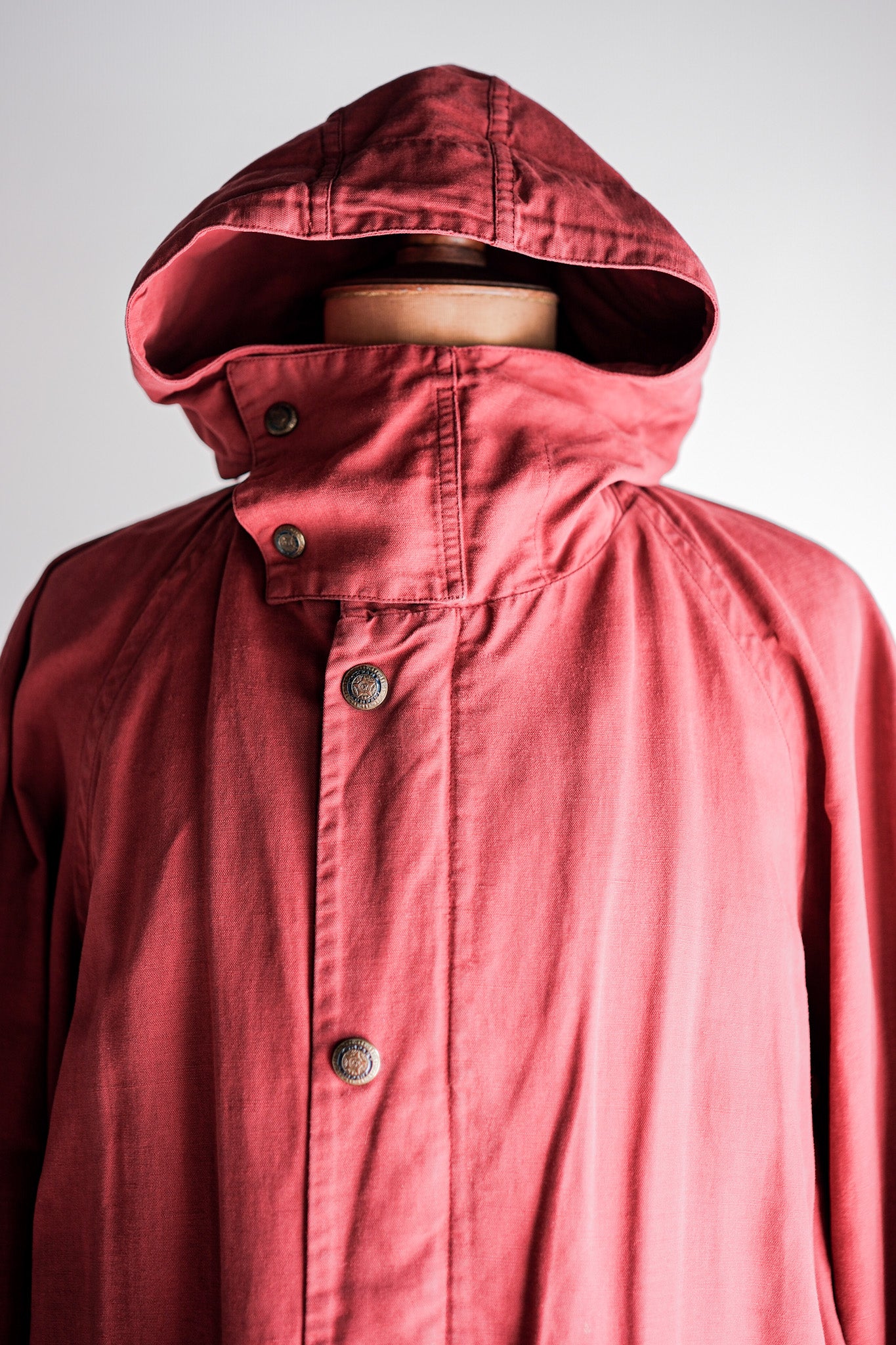 【~80’s】Old C.P.Company Garment Dyed Cotton Linen Parka Size.48