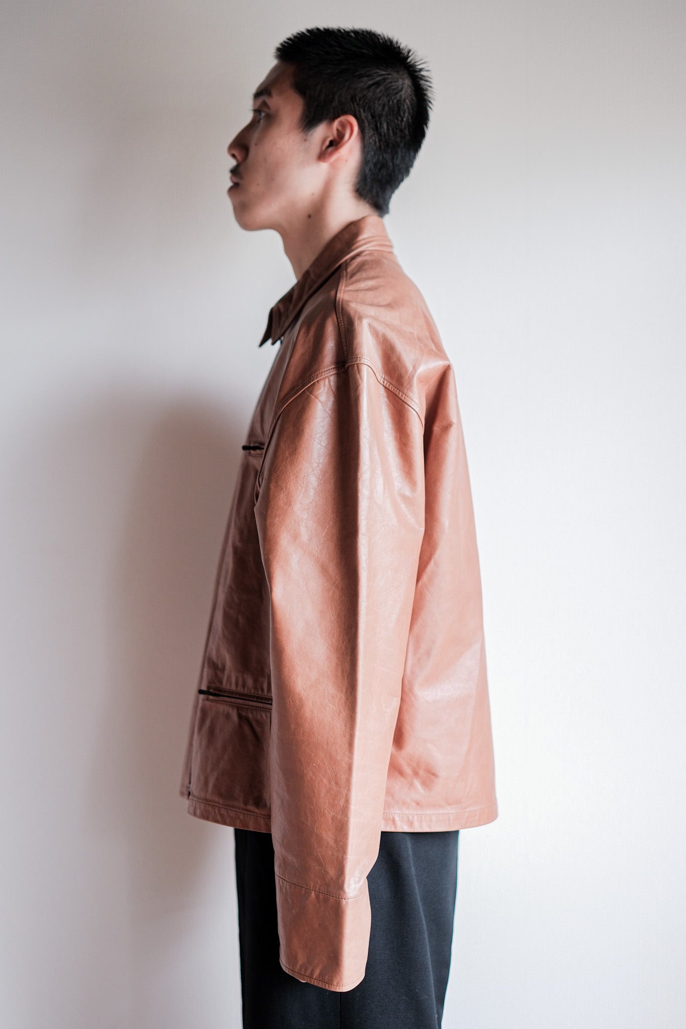 【~90’s】Old JIL SANDER Leather Jacket Size.48