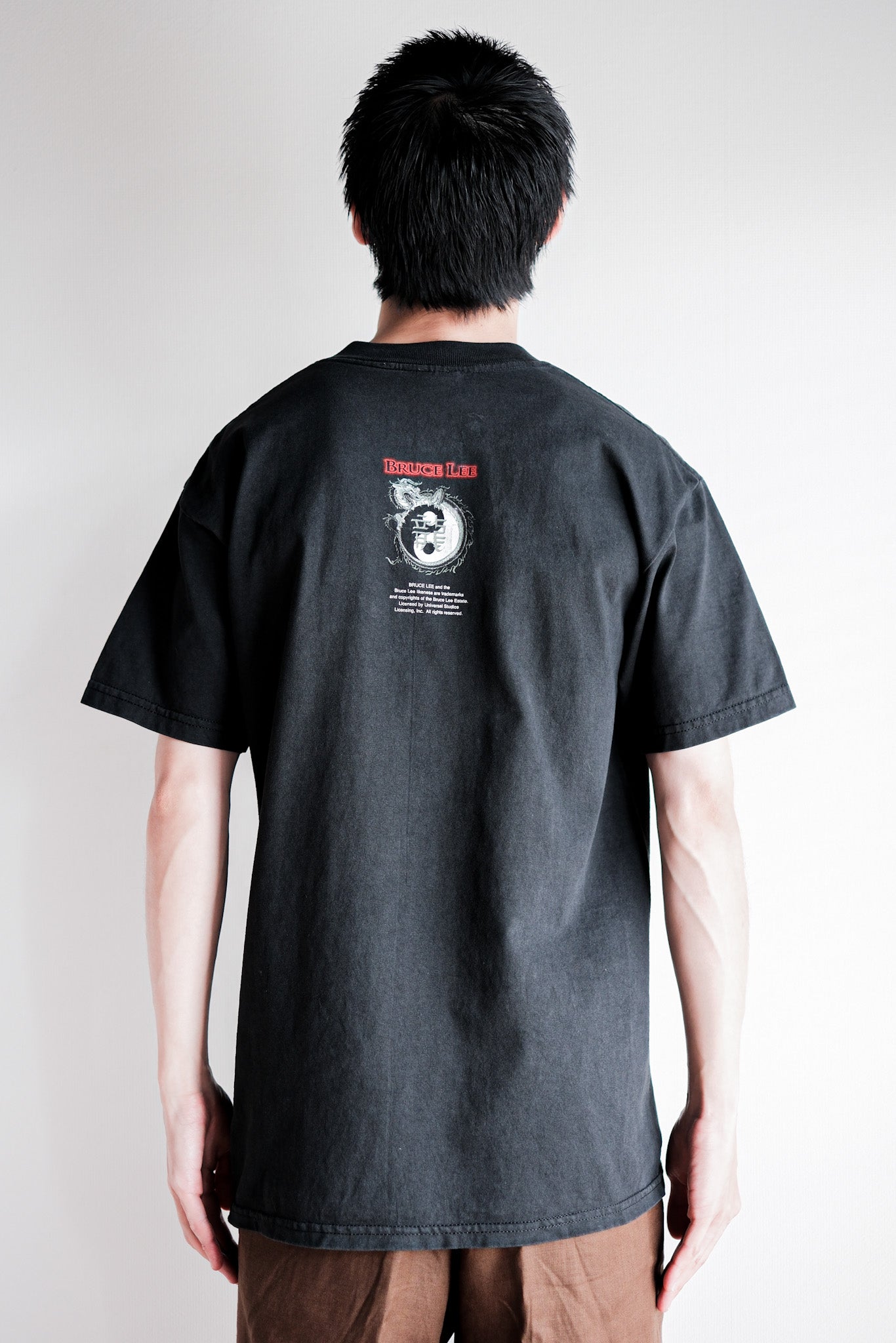【~00's】Vintage Print T-shirt Size.M "Bruce Lee"