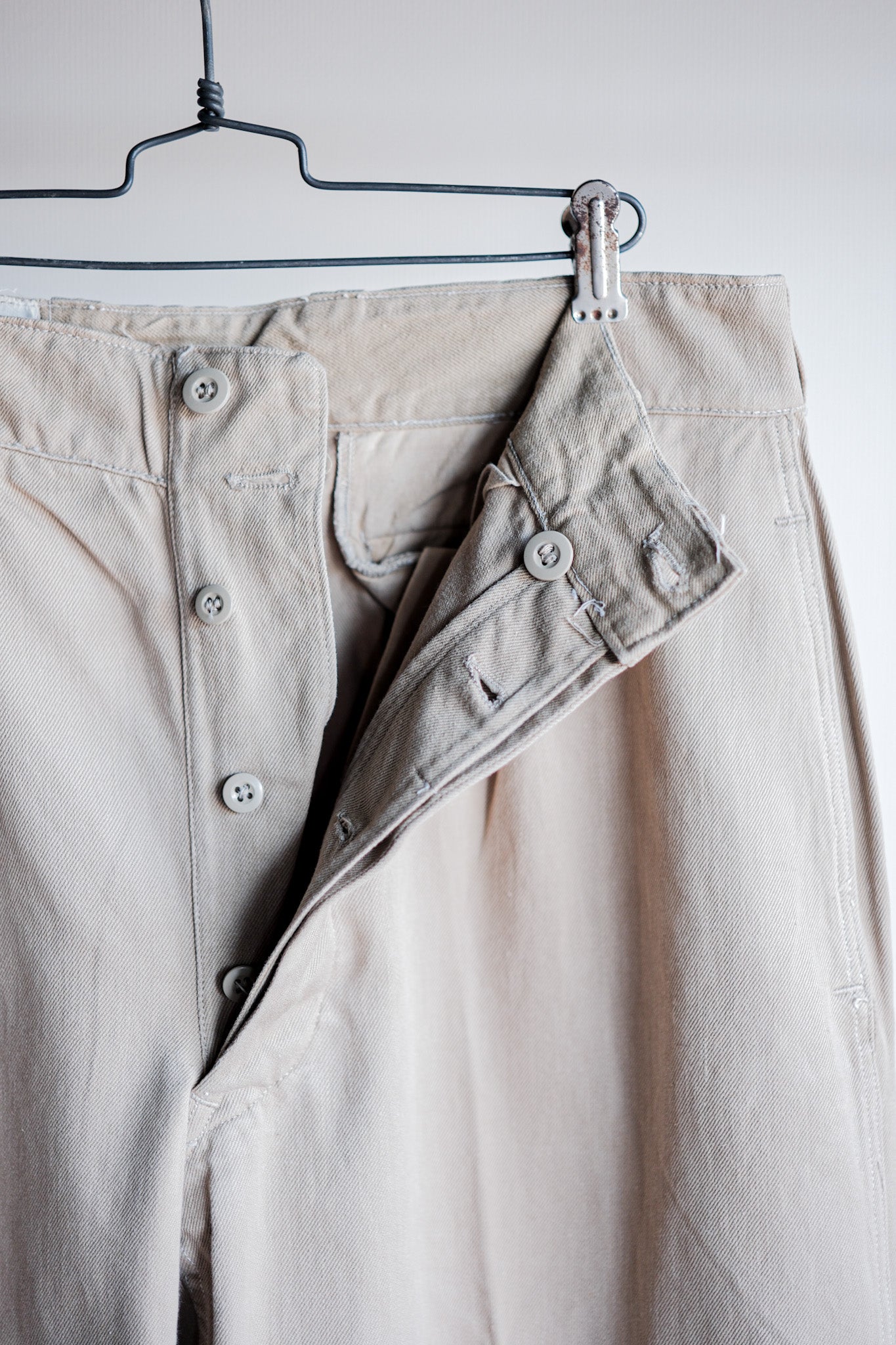 【~60's】French Army M52 Chino Trousers Size.23