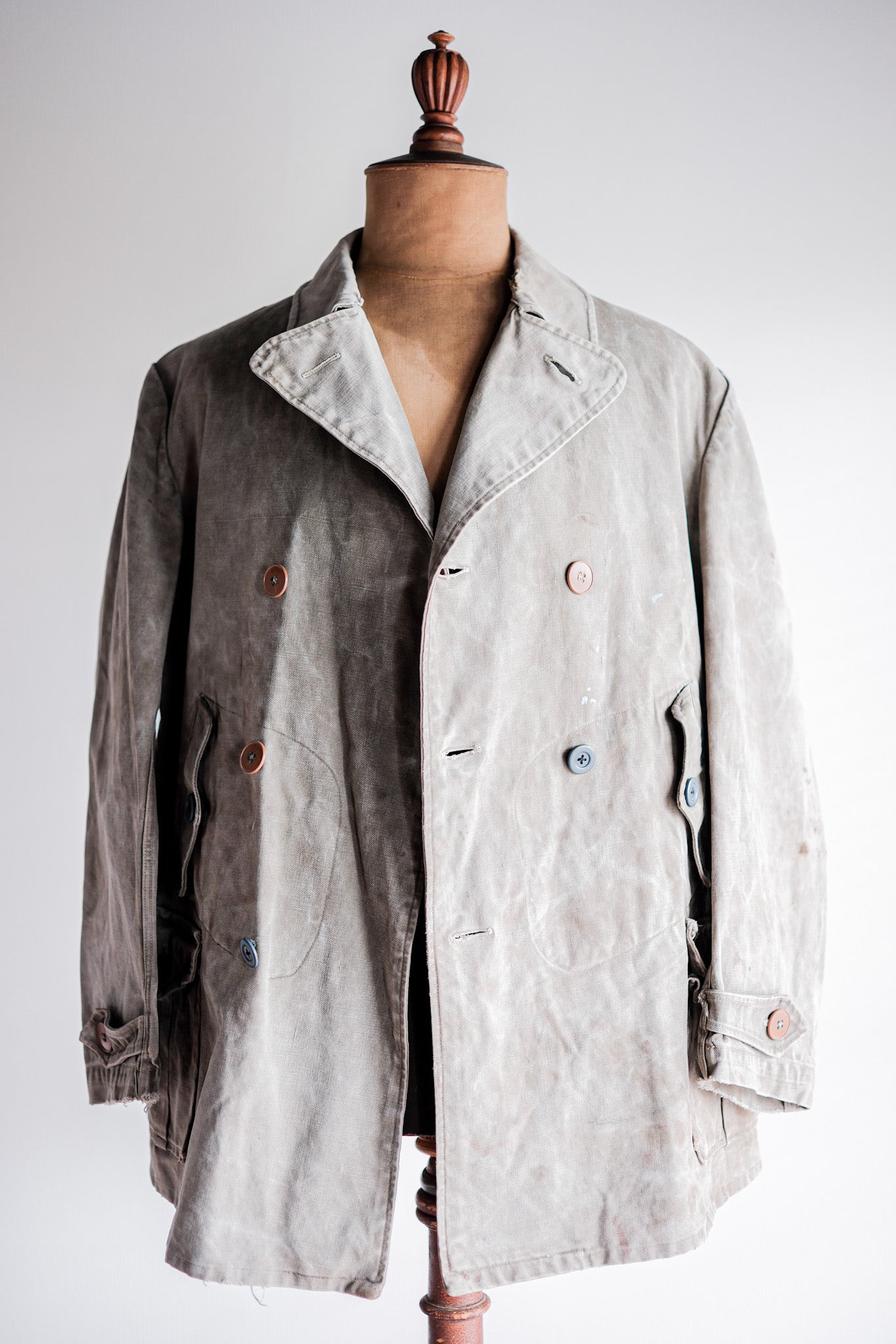 【~40's】German Army Mountain Trooper Double Breasted Jacket