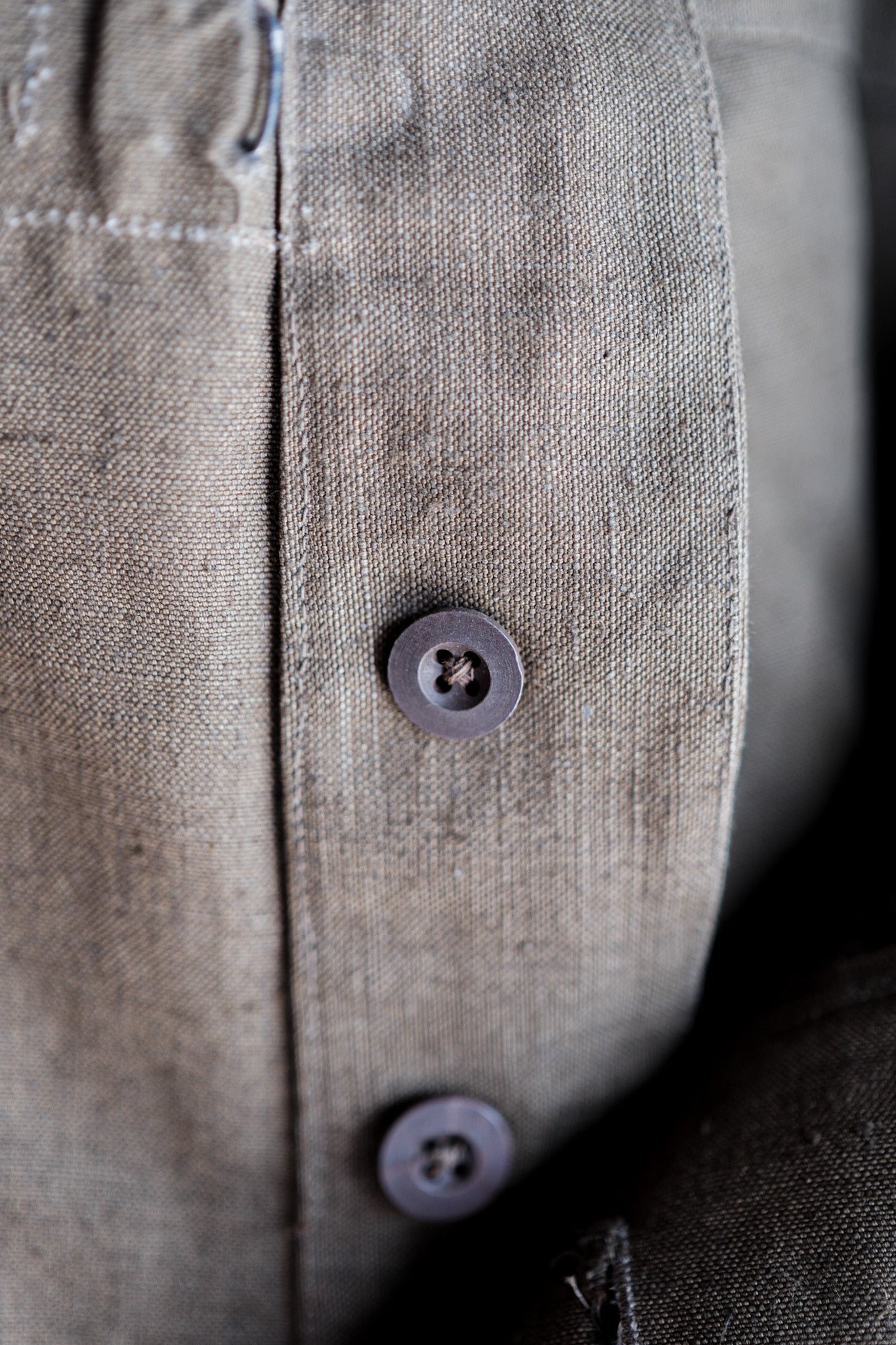 【~30's】French Army M35 Motorcycle Pants "Linen Type" "Dead Stock"