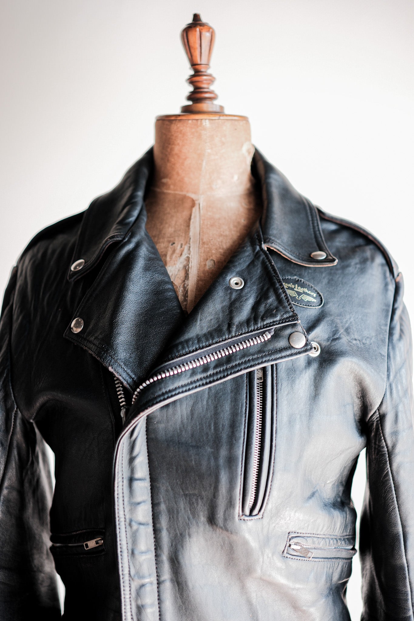 【~70’s】Lewis Leathers Riders Jacket Size.36 “Thunder Bolt”