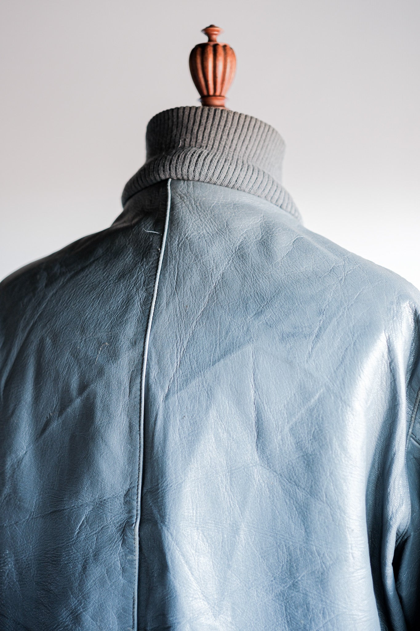 【~70’s】West German Air Force Pilot Leather Jacket Size.13