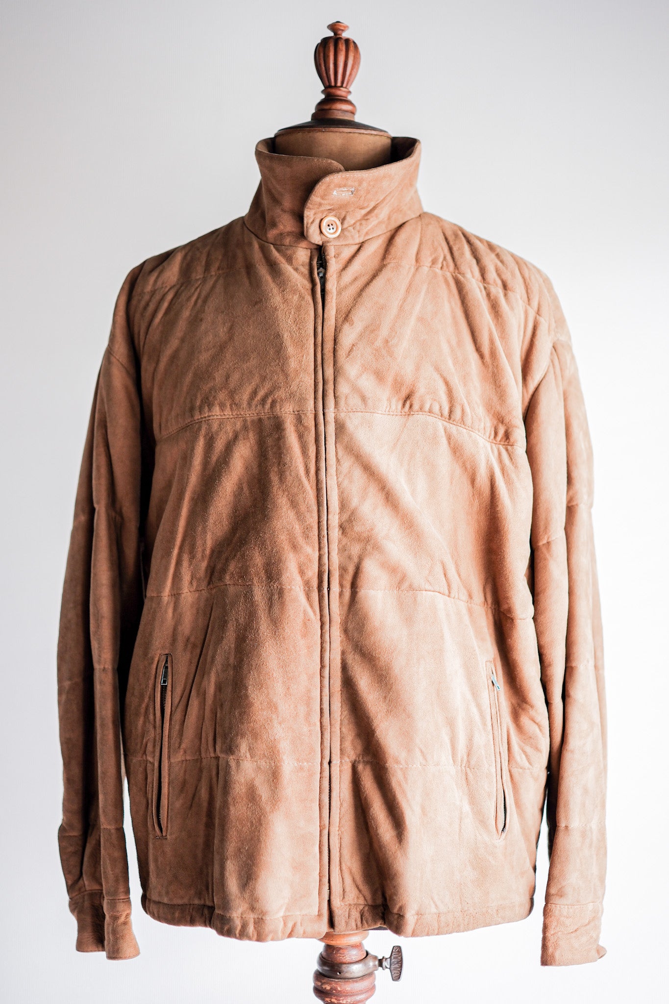 【~80's】Old GIORGIO ARMANI Suede Leather Jacket