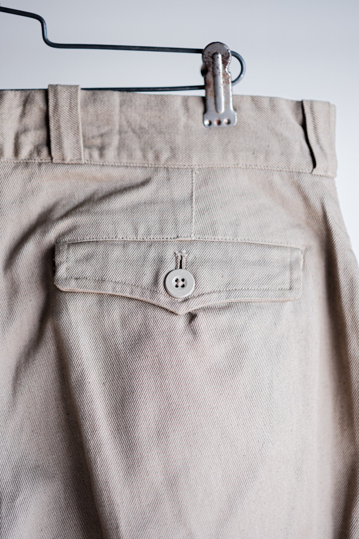 【~60's】French Army M52 Chino Trousers Size.22 "Dead Stock"