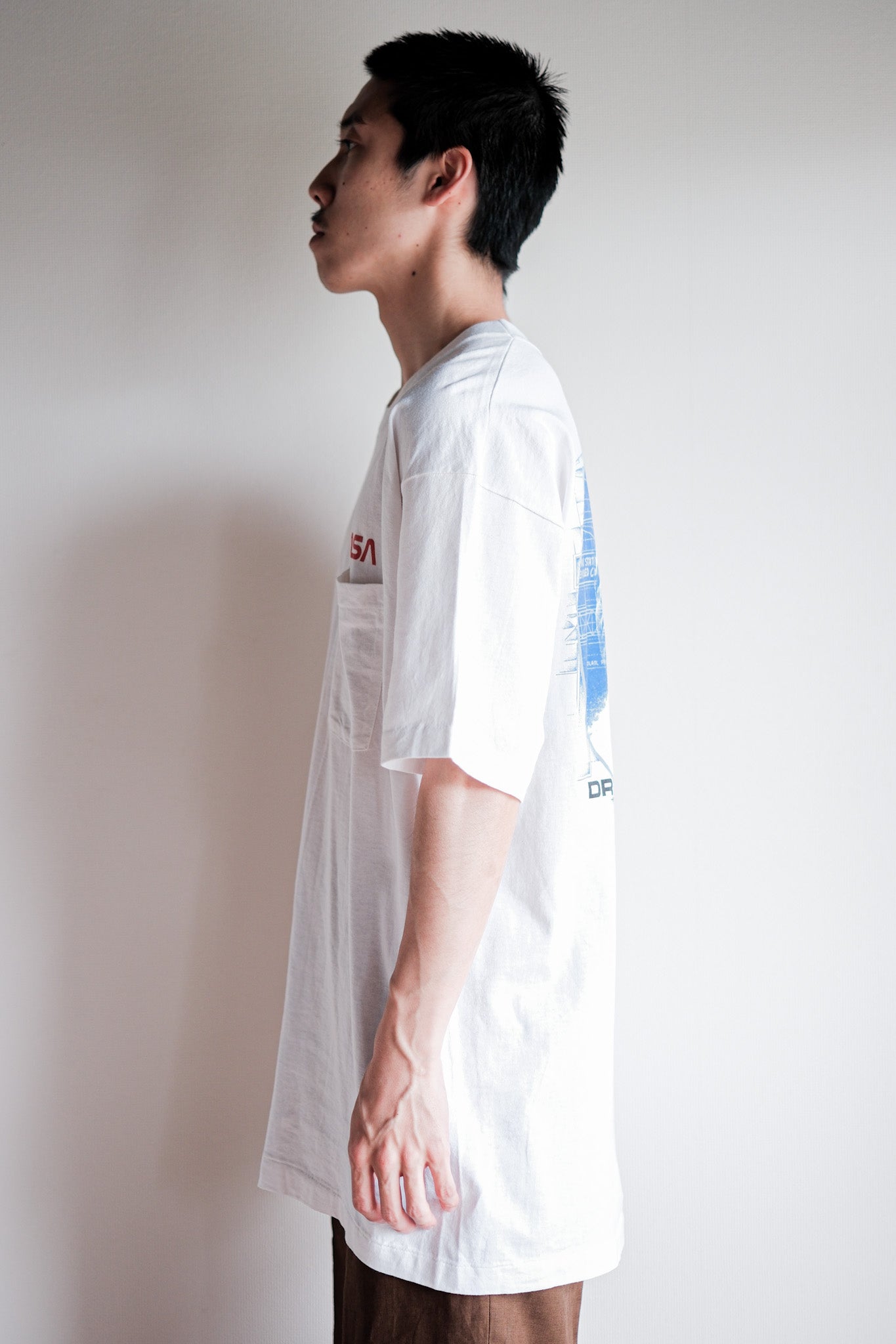 【~90's】Vintage Federal Agency Print T-shirt Size.XL "NASA" "Made in U.S.A."