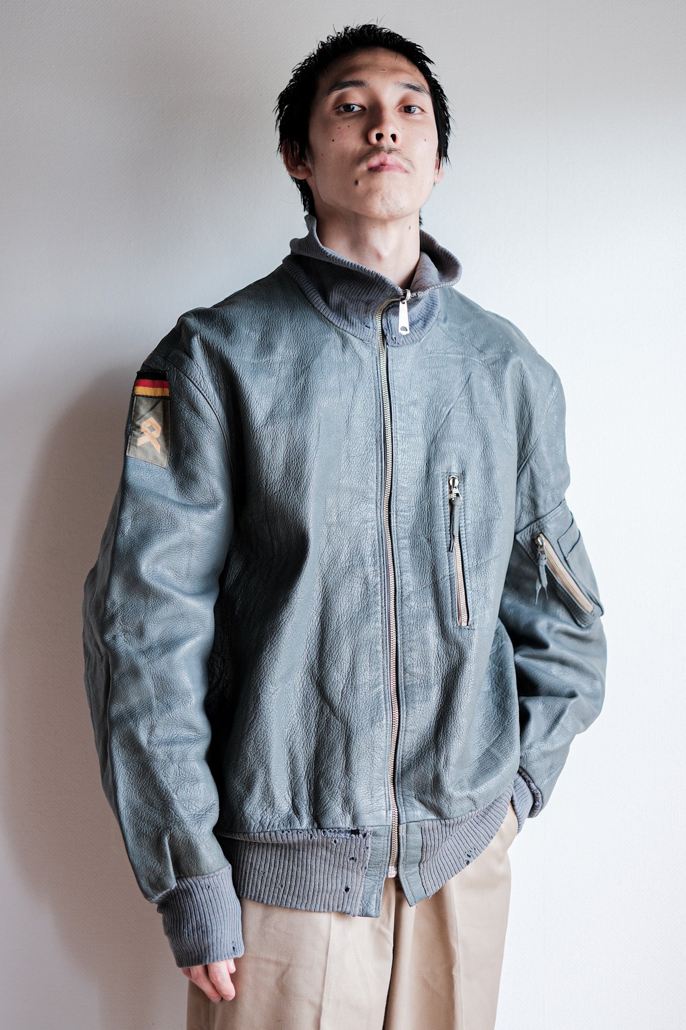 【~60’s】West German Air Force Pilot Leather Jacket