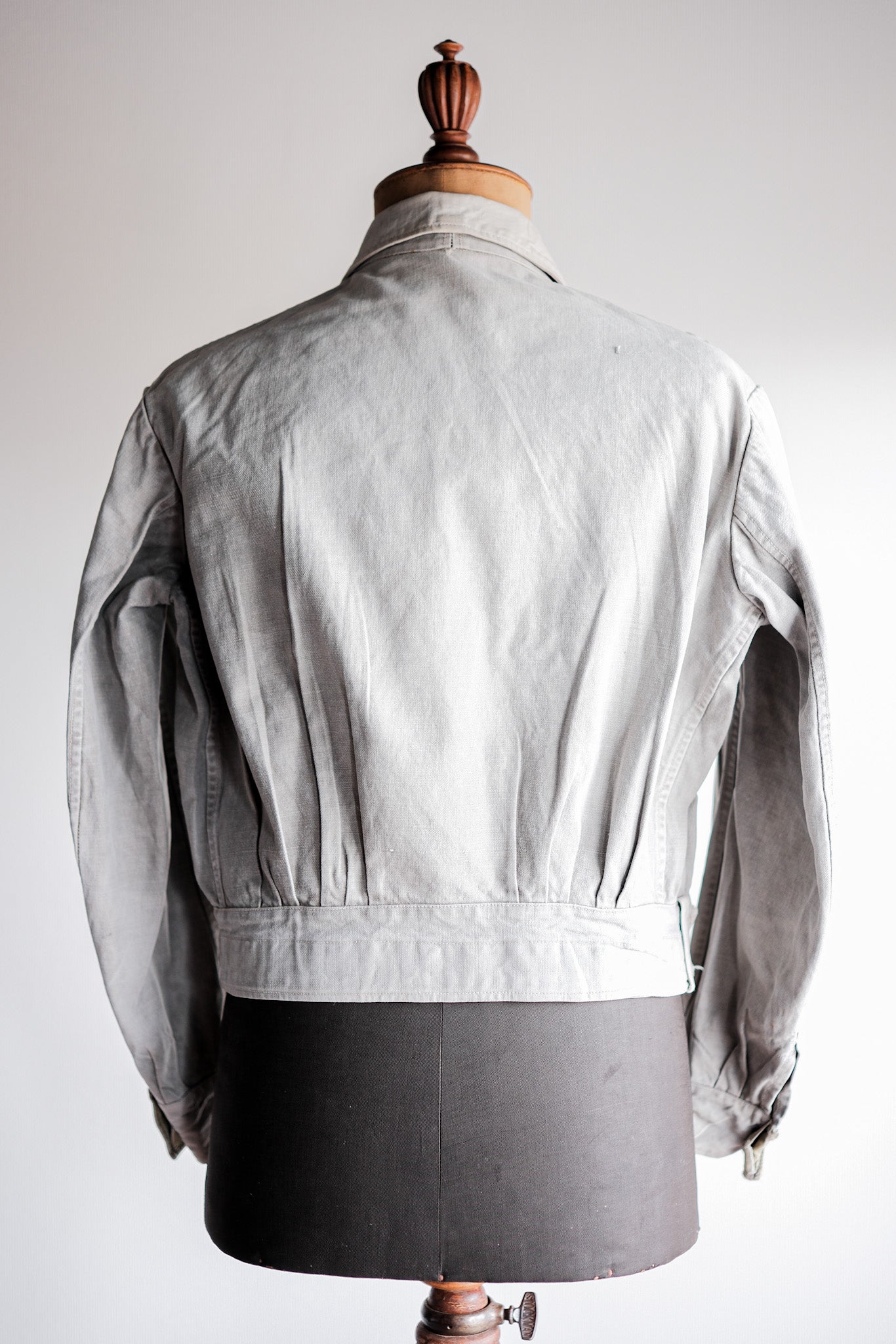 [~ 40) 프랑스 군대 M44 배틀 드레스 재킷 크기 .42 "수정"