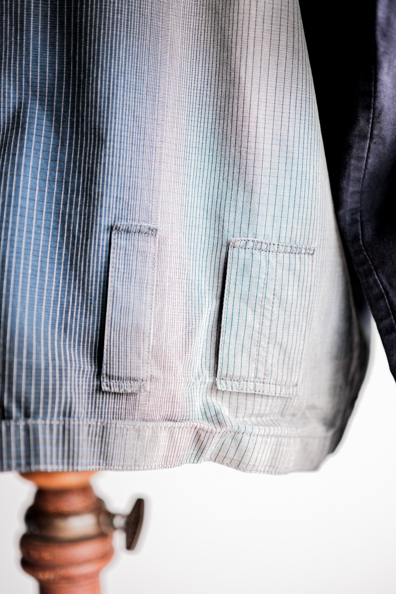 【~80’s】Old Gianni Versace Cotton Striped Jacket Size.42