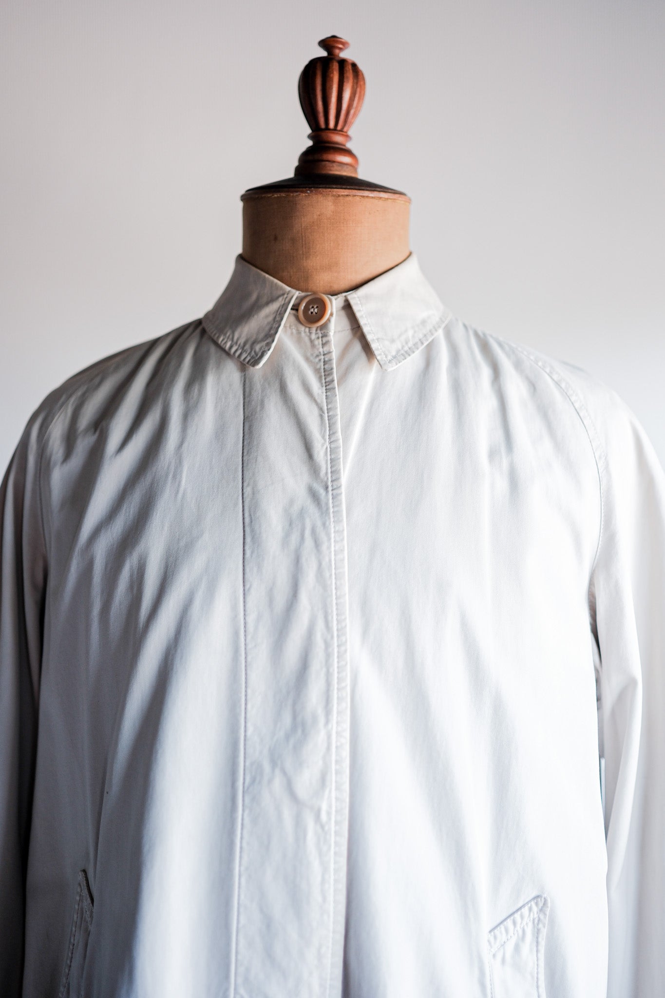 【~50's】Vintage Burberrys Single Raglan Balmacaan Coat C100 for Ladies "Made in France"