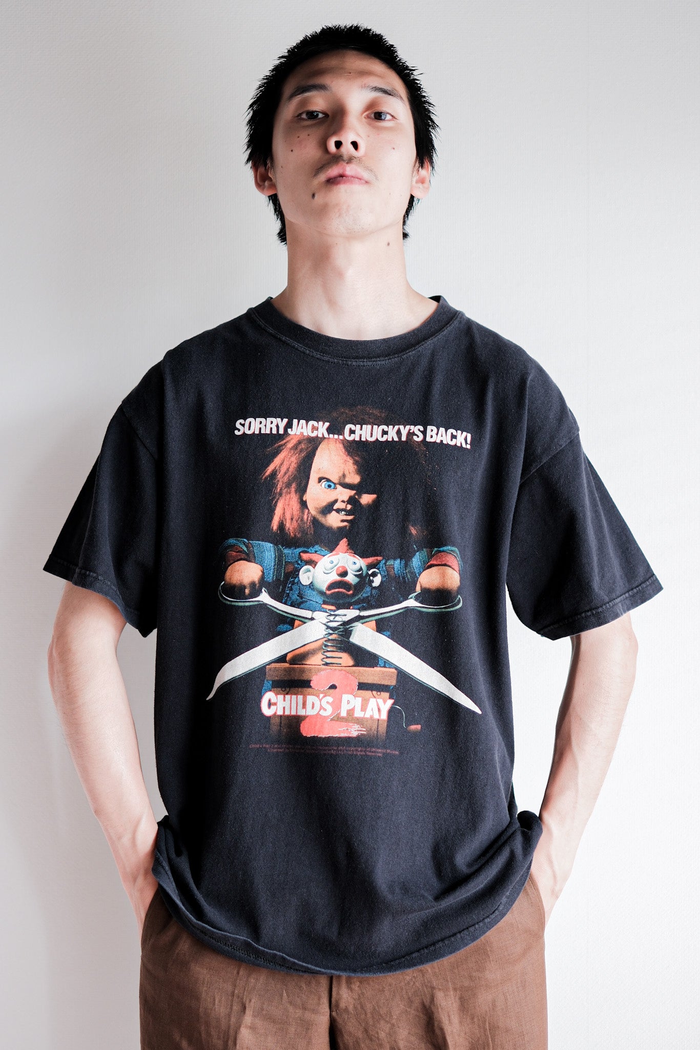 【~00's】Vintage Movie Print T-shirt Size.L "Child's Play 2"